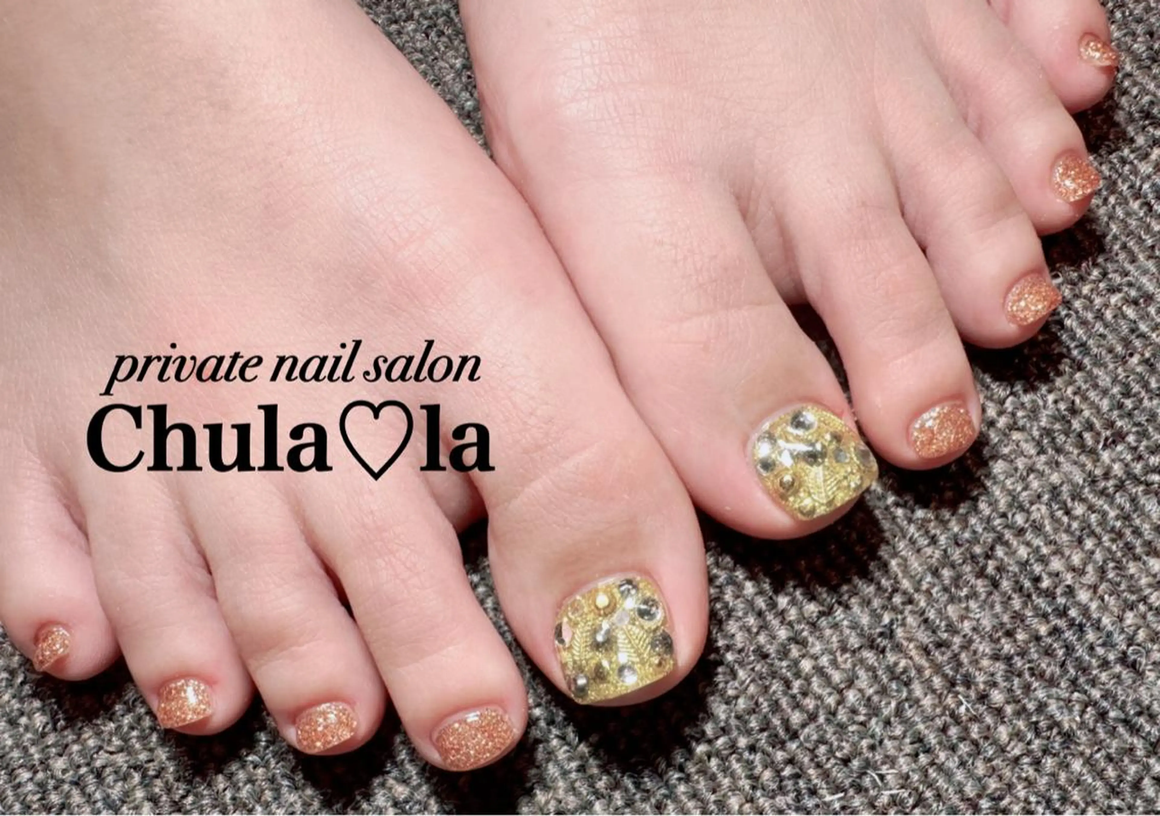 ネイル 持ち込み フットネイル Chula♡la 豊見城市高安のネイルデザイン