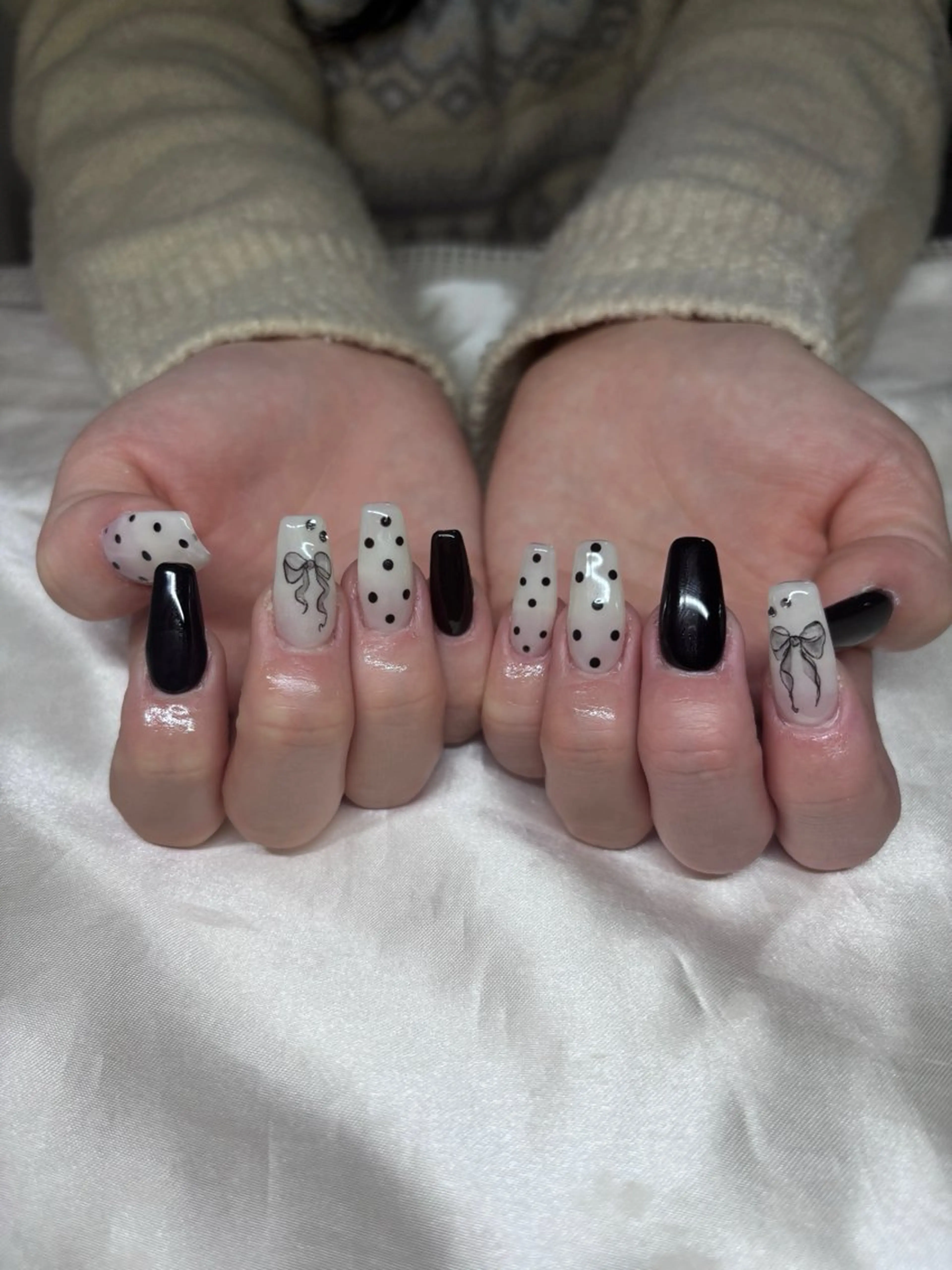 ネイル 韓国ネイル 持ち込み ニュアンスネイル ネイルチップ ハンドネイル TABI ANA.CHUOのネイルデザイン