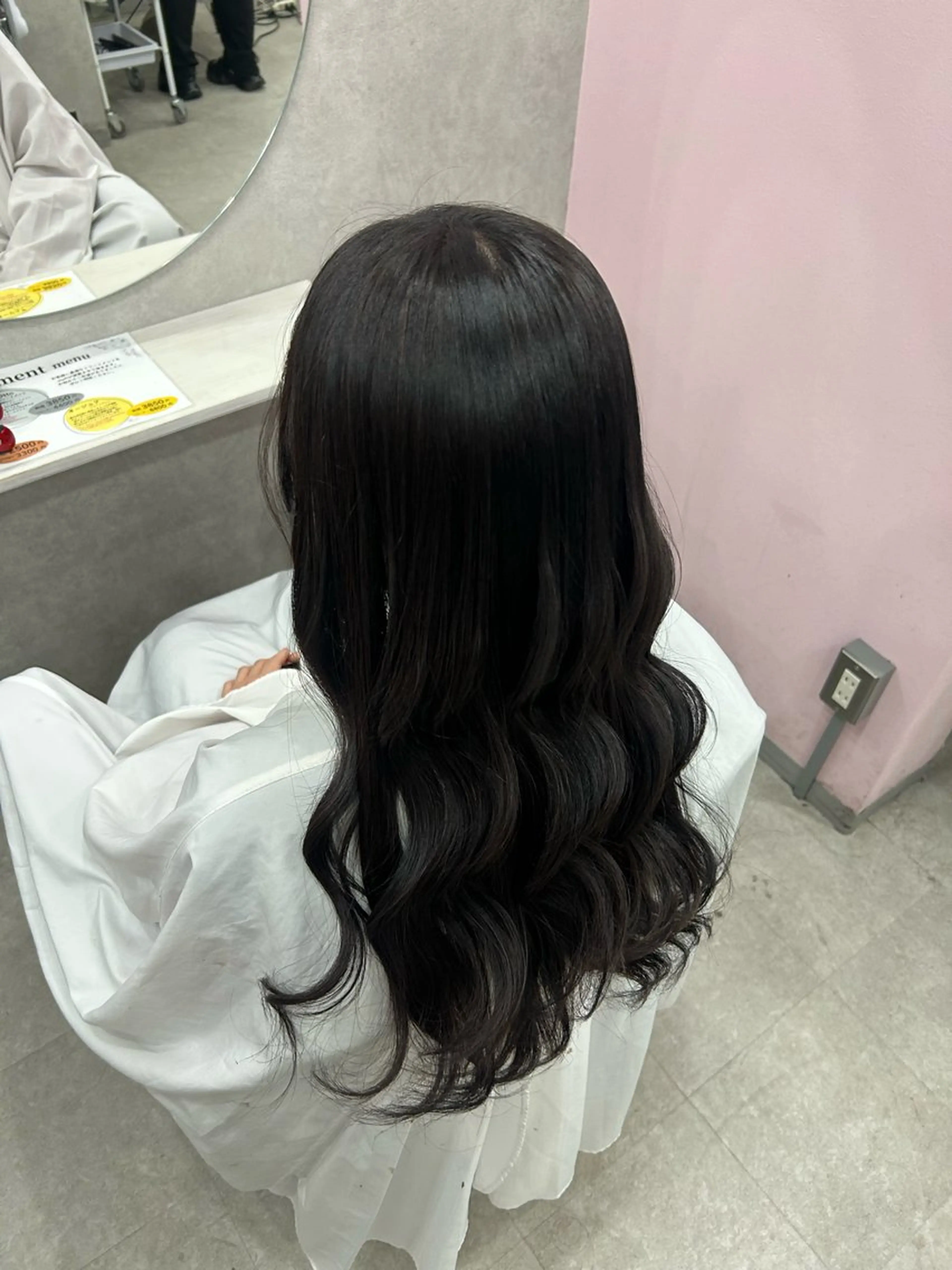 ロング カラー ヘアアレンジ アッシュ アッシュブラウン ブラウンカラー ヘアカラー トリートメント 大宮/韓国風🩶/ 七海芽亜利🎀のヘアスタイル