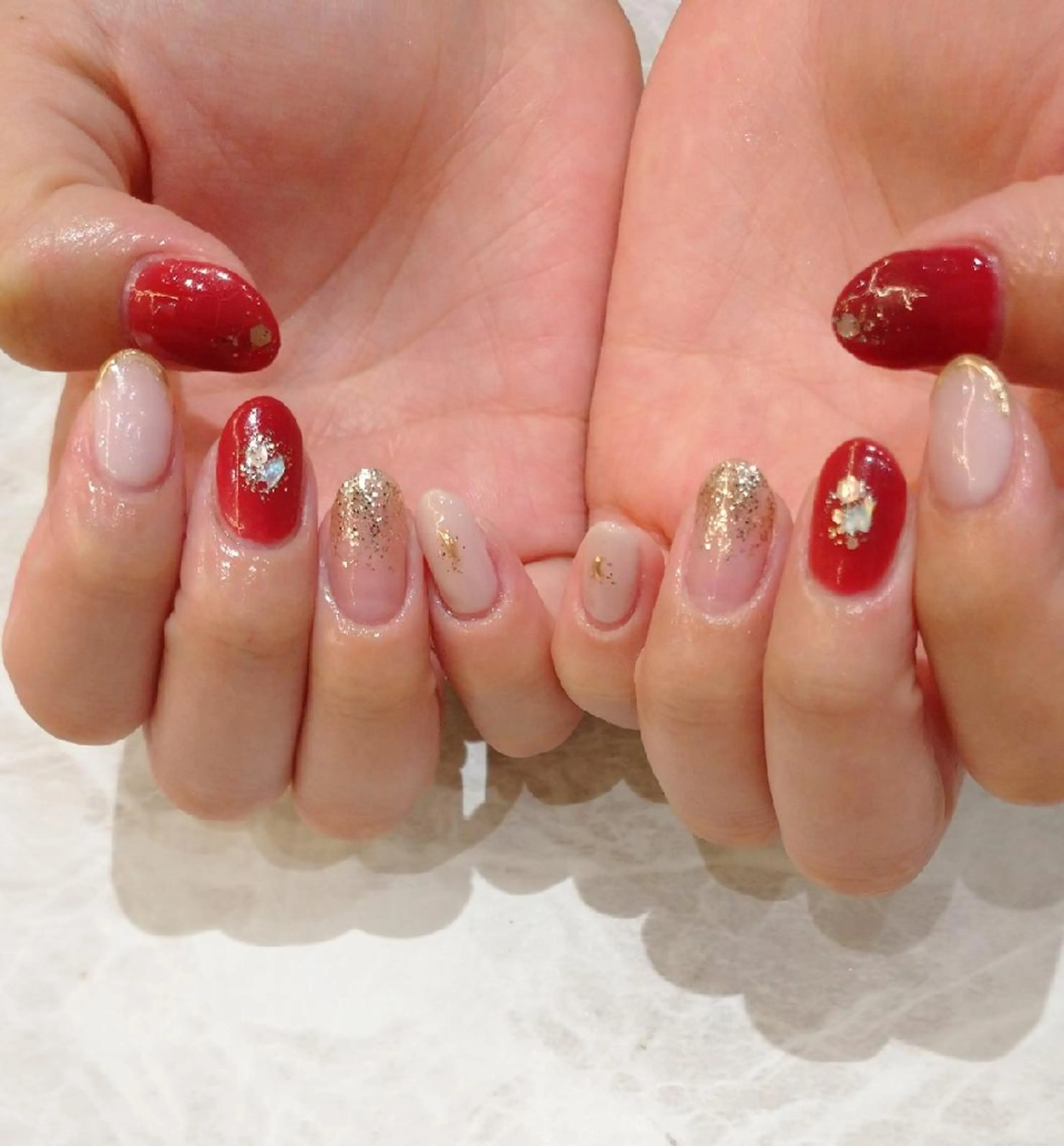 ネイル ハンドネイル 會田 瑠衣のネイルデザイン