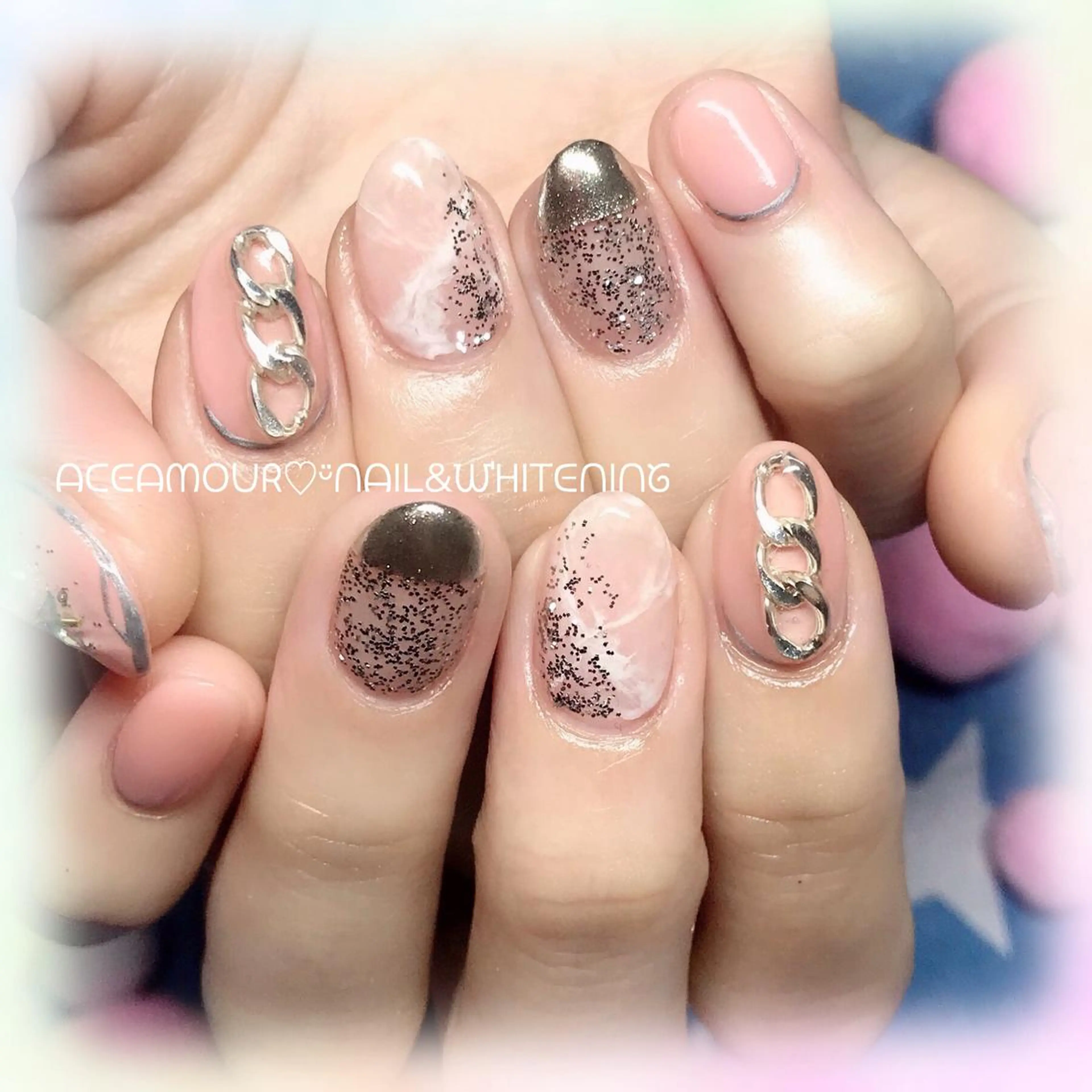 ネイル ネイル/耳つぼ /新ホワイトニングのネイルデザイン