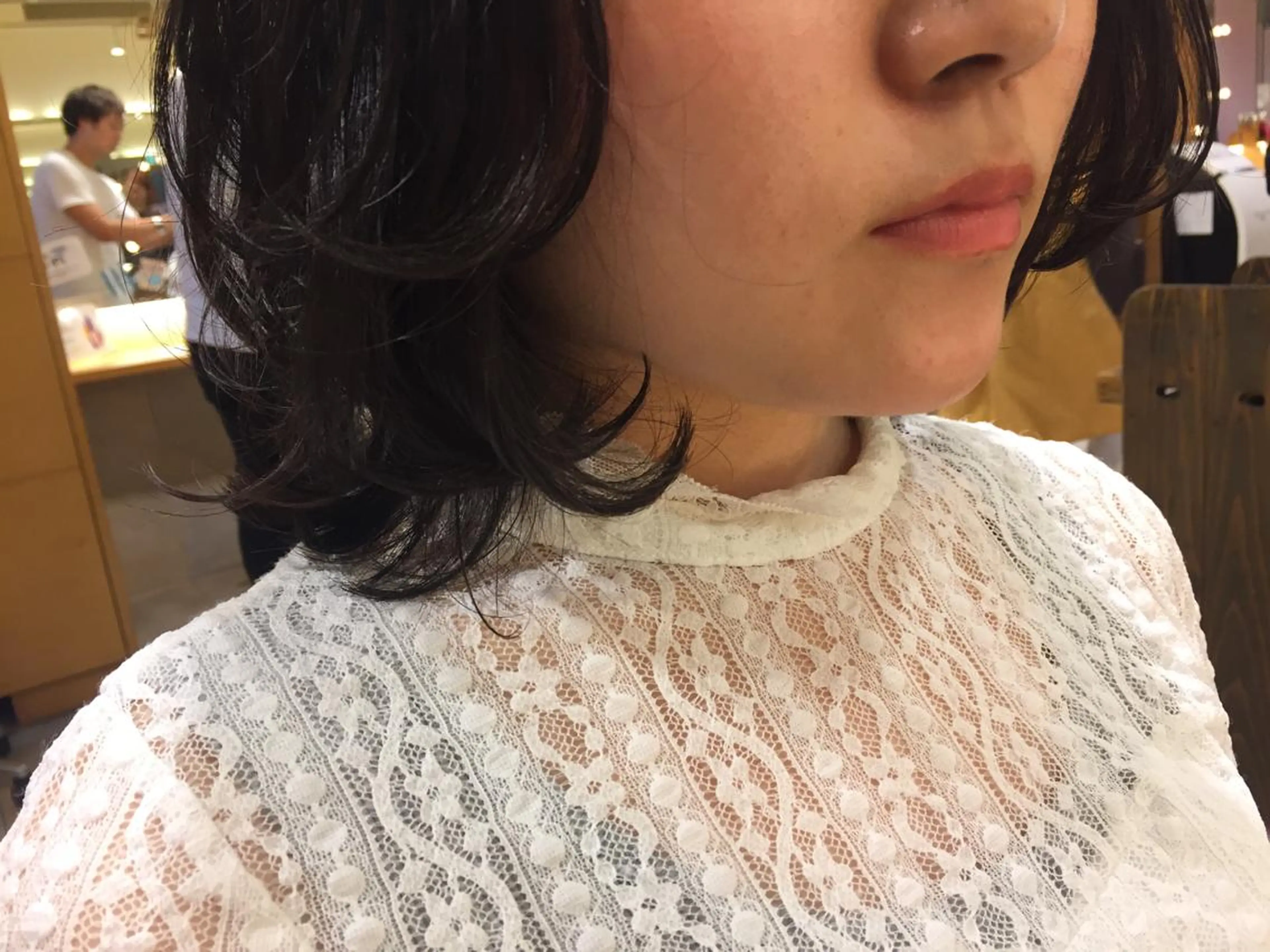 ミディアム パーマ 加藤 綾華のヘアスタイル