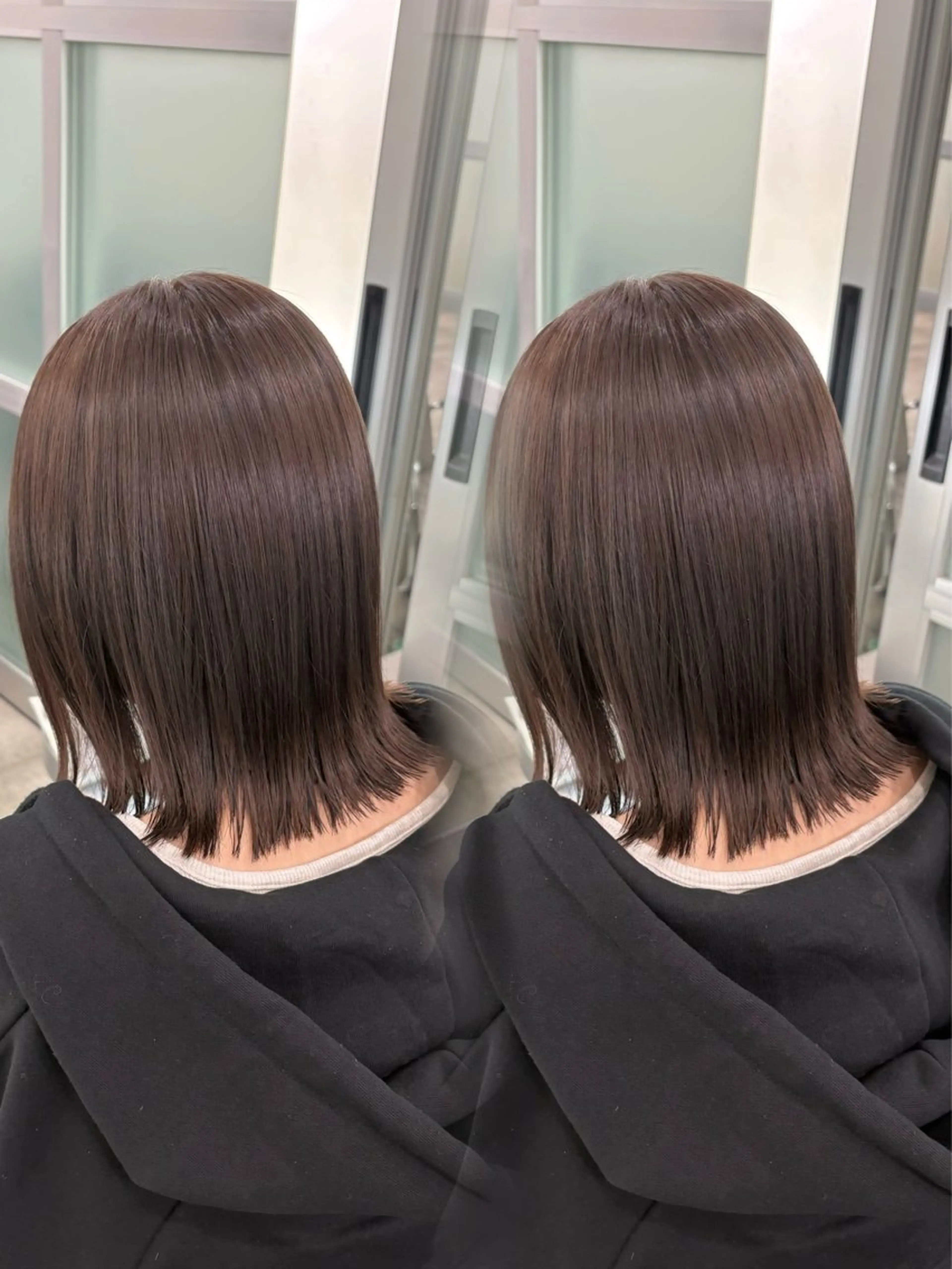 ミディアム 瀬山 杏奈のヘアスタイル