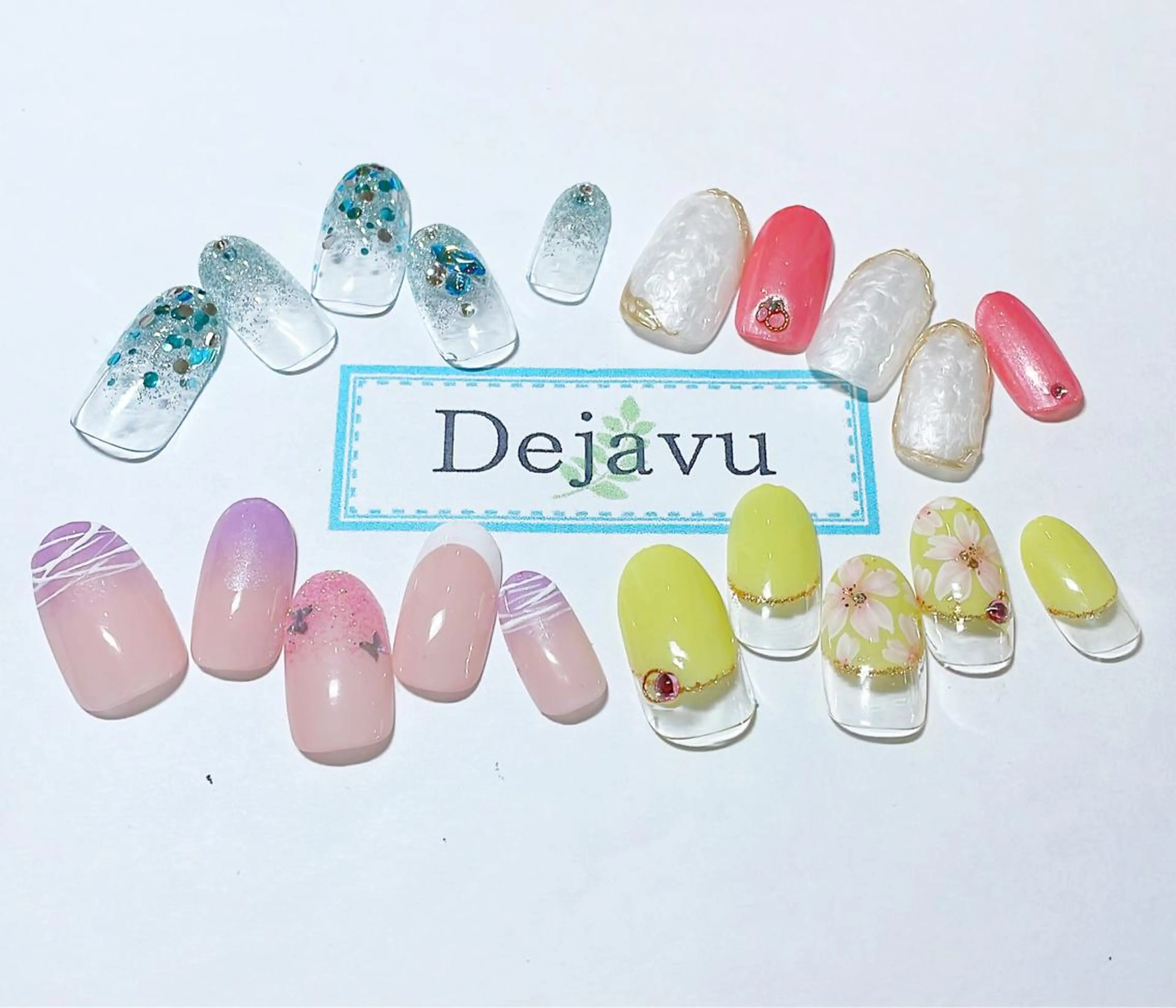 ネイル アートネイル シンプルネイル 春ネイル ハンドネイル Dejavu所属・Nail salon Dejavu 🌿のネイルデザイン