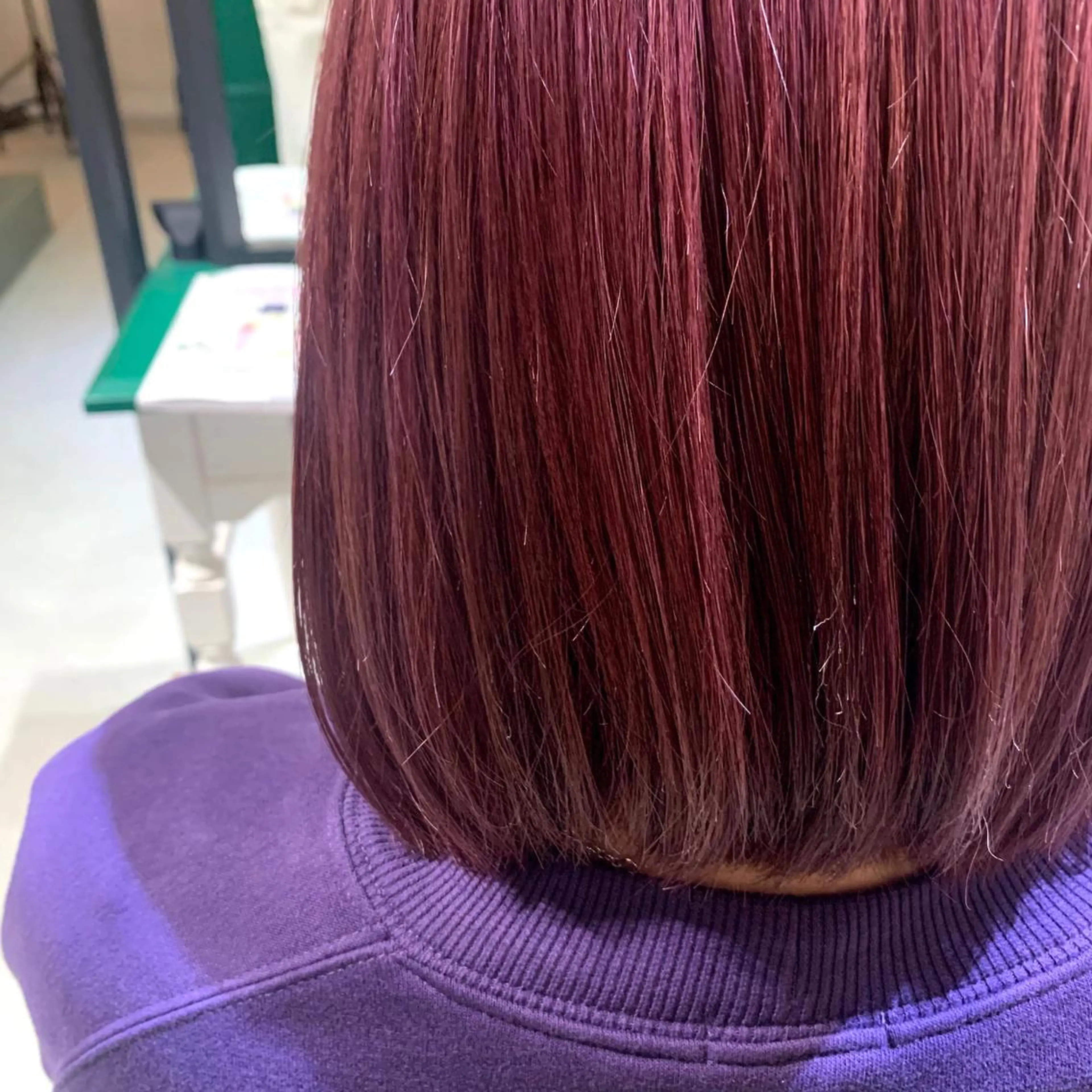 ミディアム ヘアカラー トリートメント "小顔カット" Fuko.のヘアスタイル