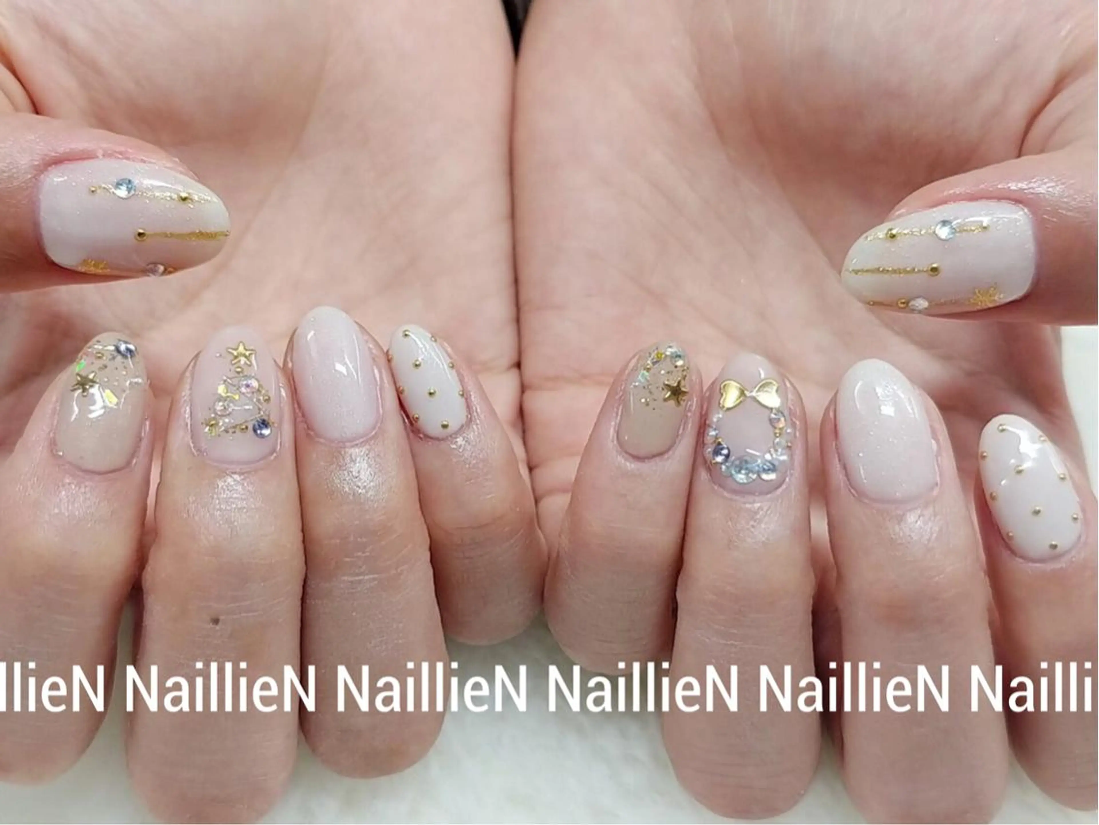 ネイル 冬ネイル クリスマス Nail lieNのネイルデザイン