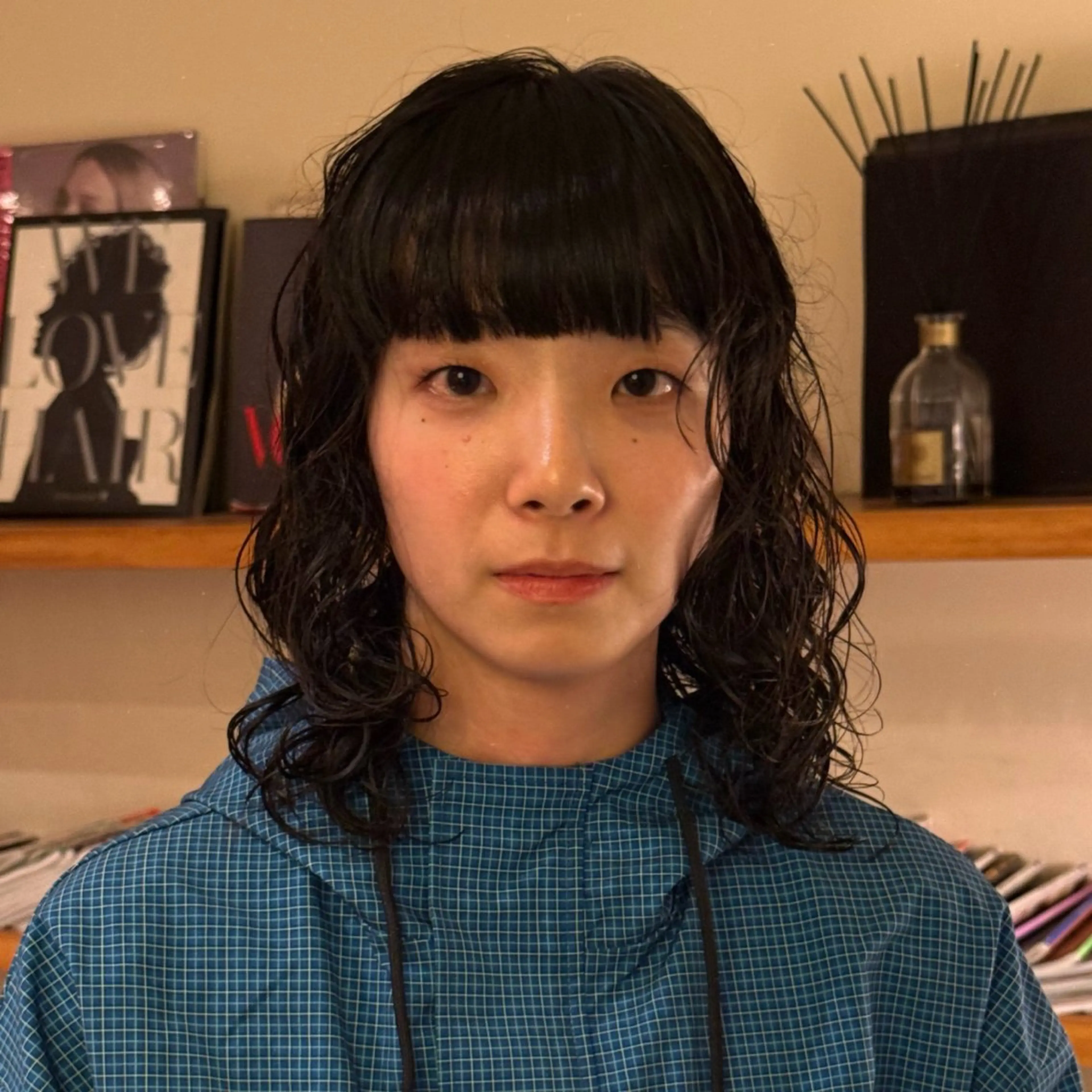 ミディアム パーマ ミディアムパーマ スパイラルパーマ カット パーマ トリートメント hair space Syrup所属・レディースパーマ/ 合田 有一朗のヘアスタイル