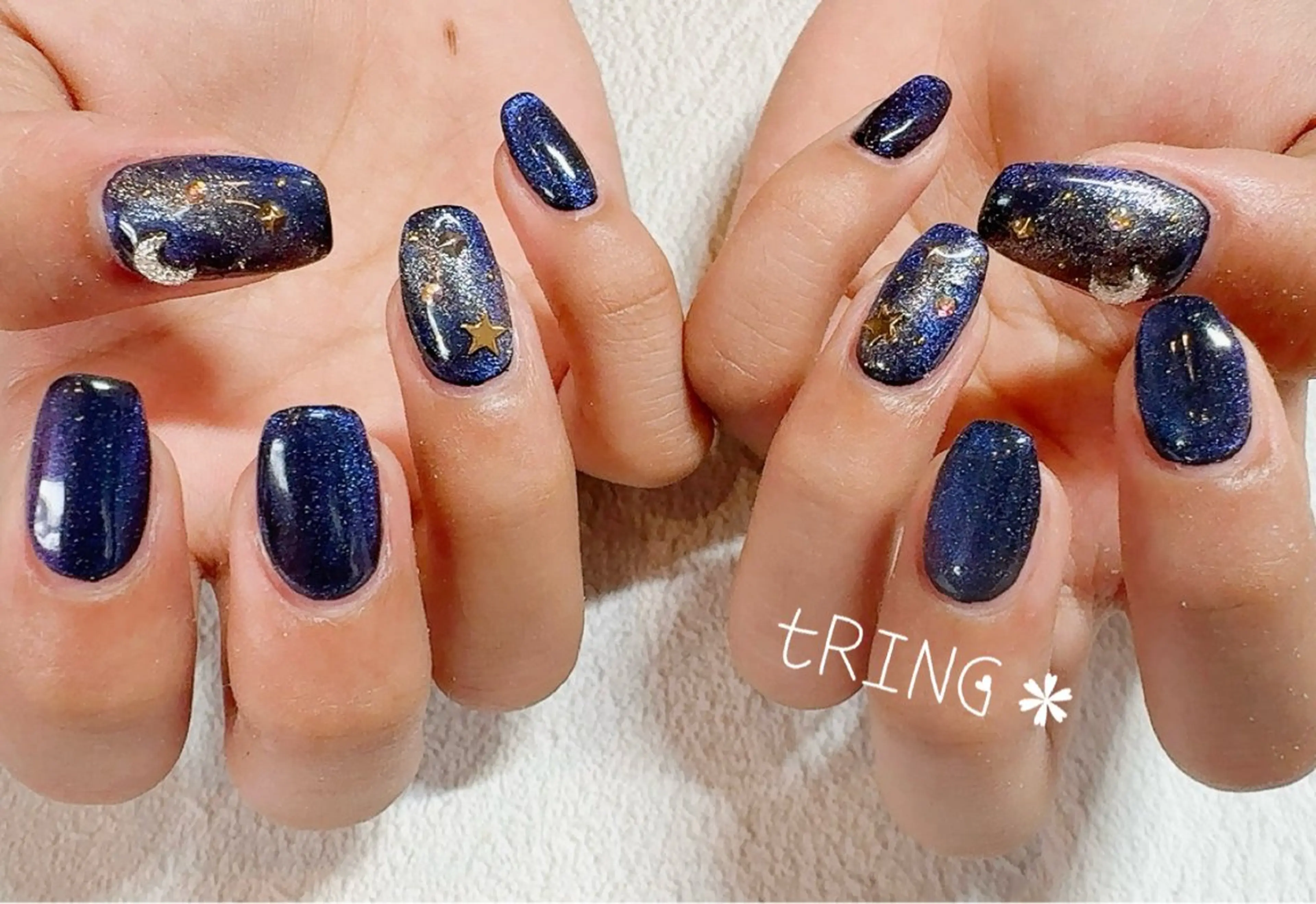 ネイル ハンドネイル tRING＊ しいの木台のネイルデザイン