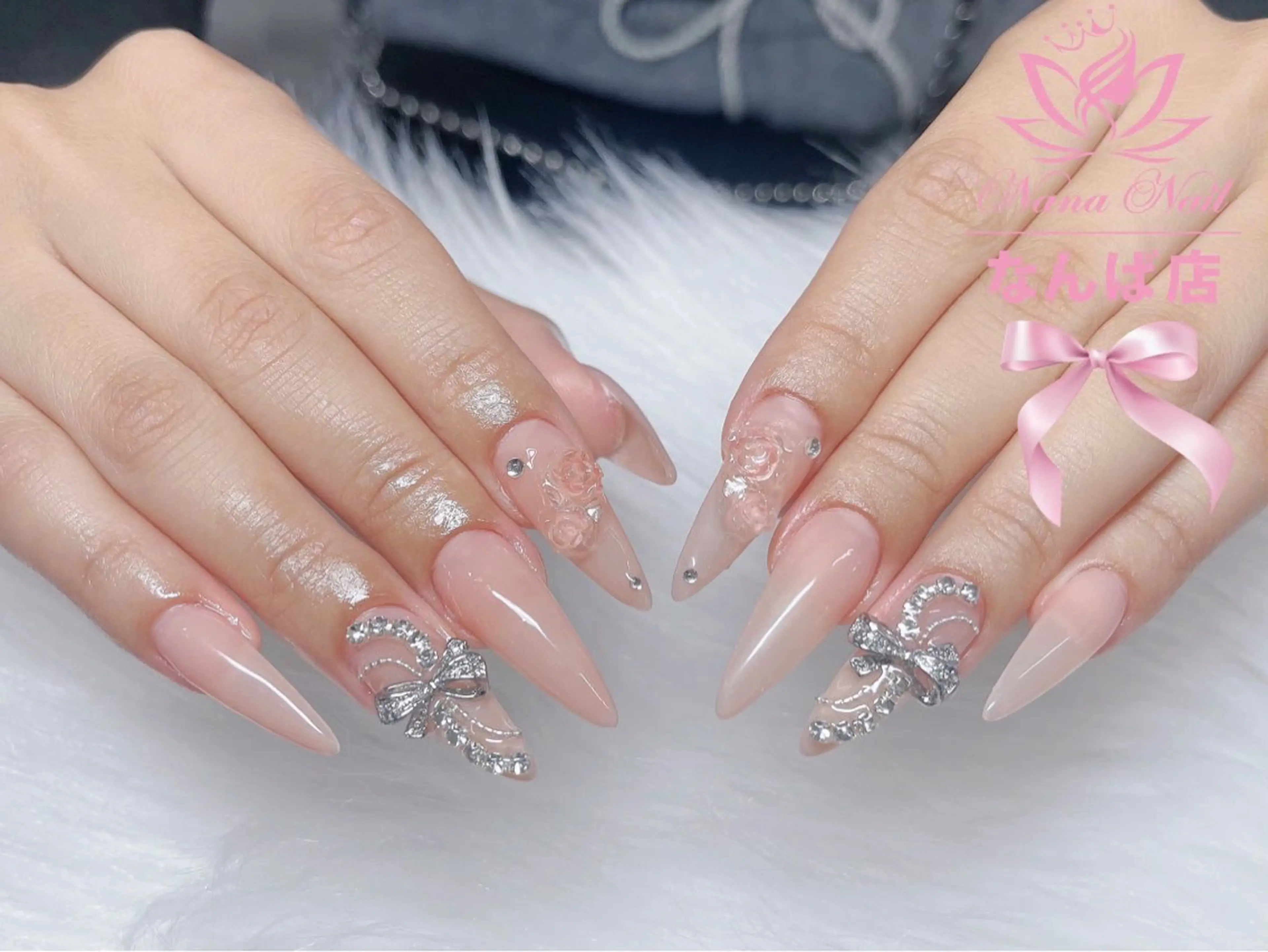 ジェル4本アート・パーツ付け放題◆¥9400→¥7990オフ無料の写真