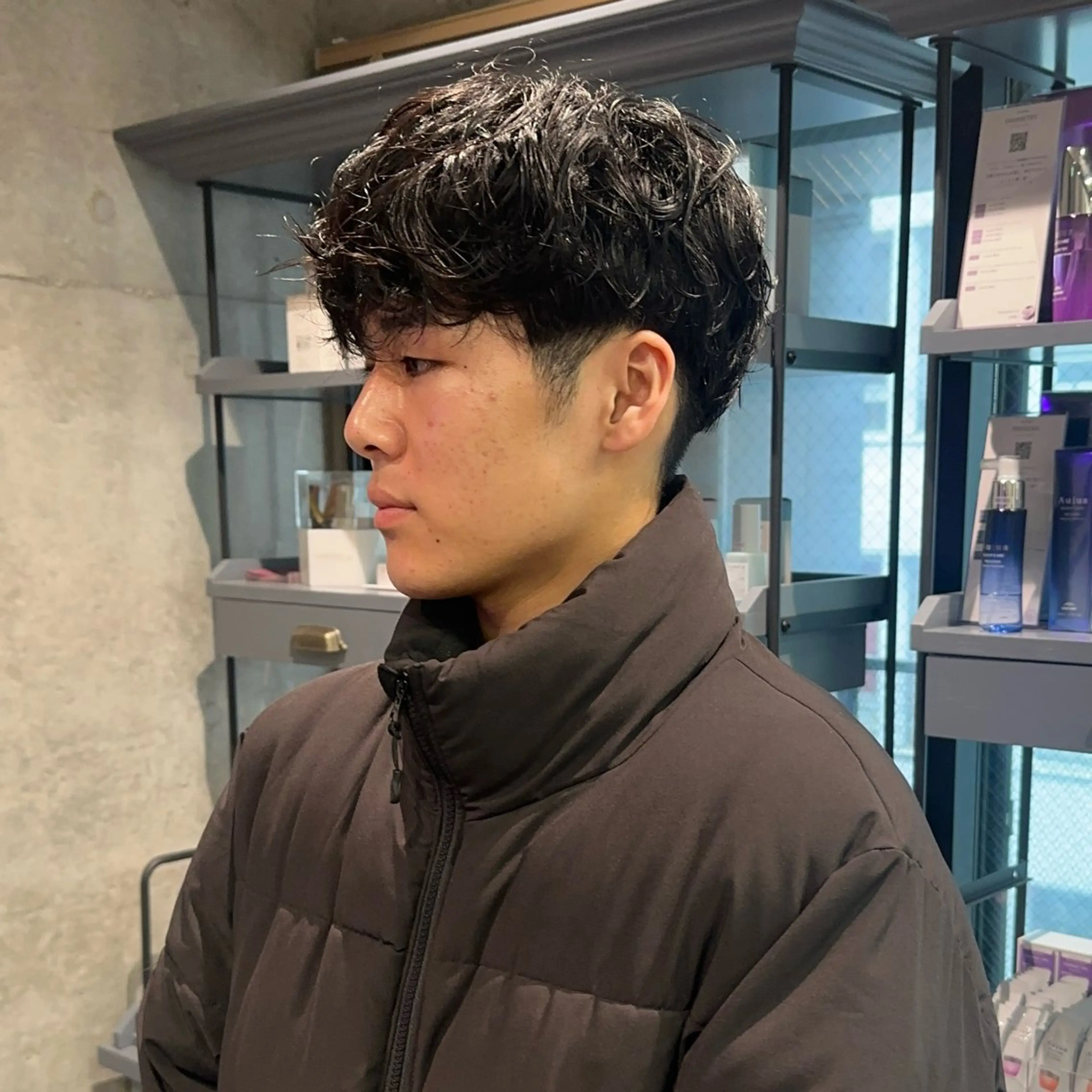 パーマ メンズ カット パーマ yui 🎀 Men's 特化のヘアスタイル