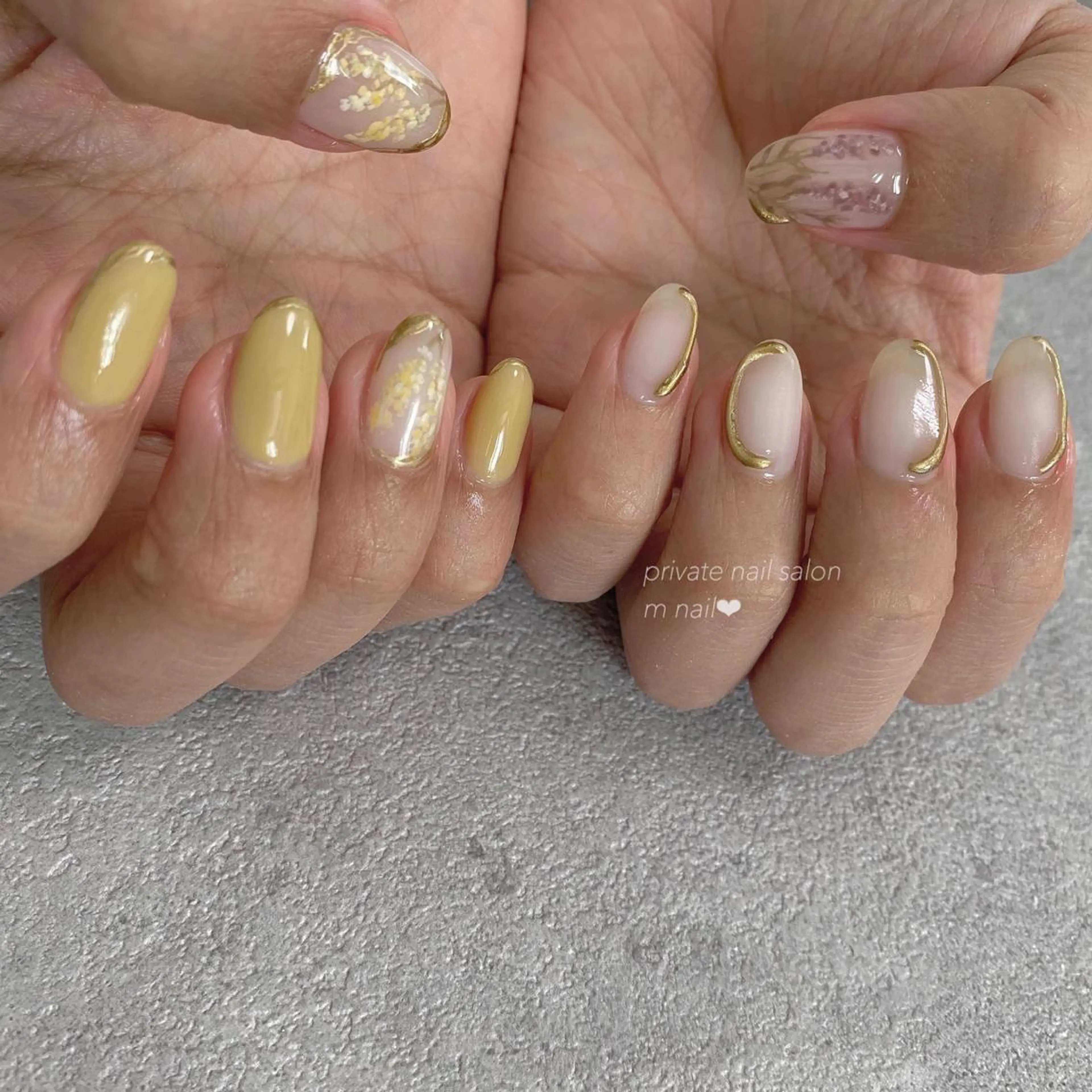 ネイル アートネイル フラワーネイル ハンドネイル 小河原 舞のネイルデザイン