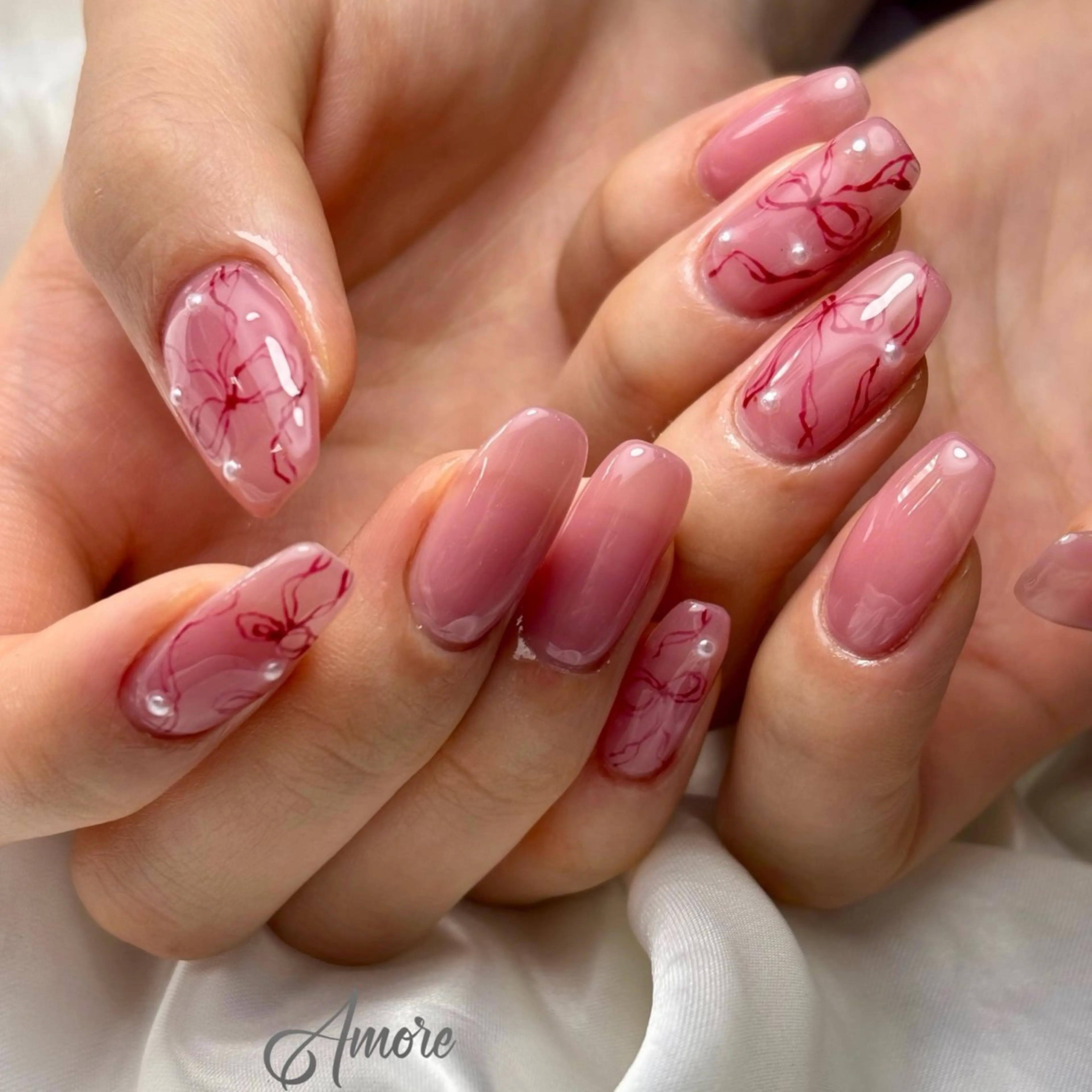 ネイル ジェルネイル キラキラネイル 韓国ネイル マグネットネイル パラジェル You kyehwaのネイルデザイン