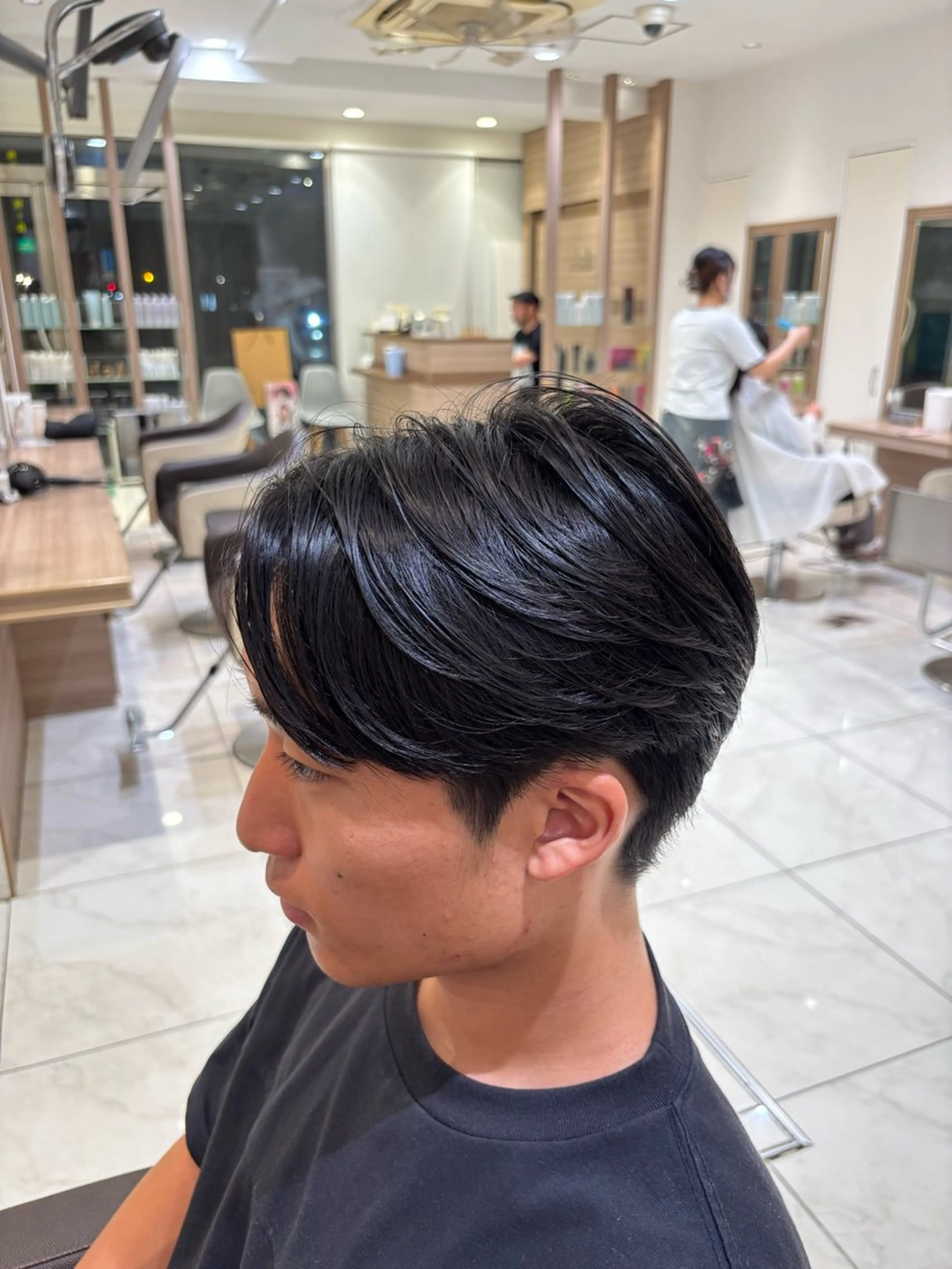 パーマ メンズ カット パーマ 山本 侑平のヘアスタイル