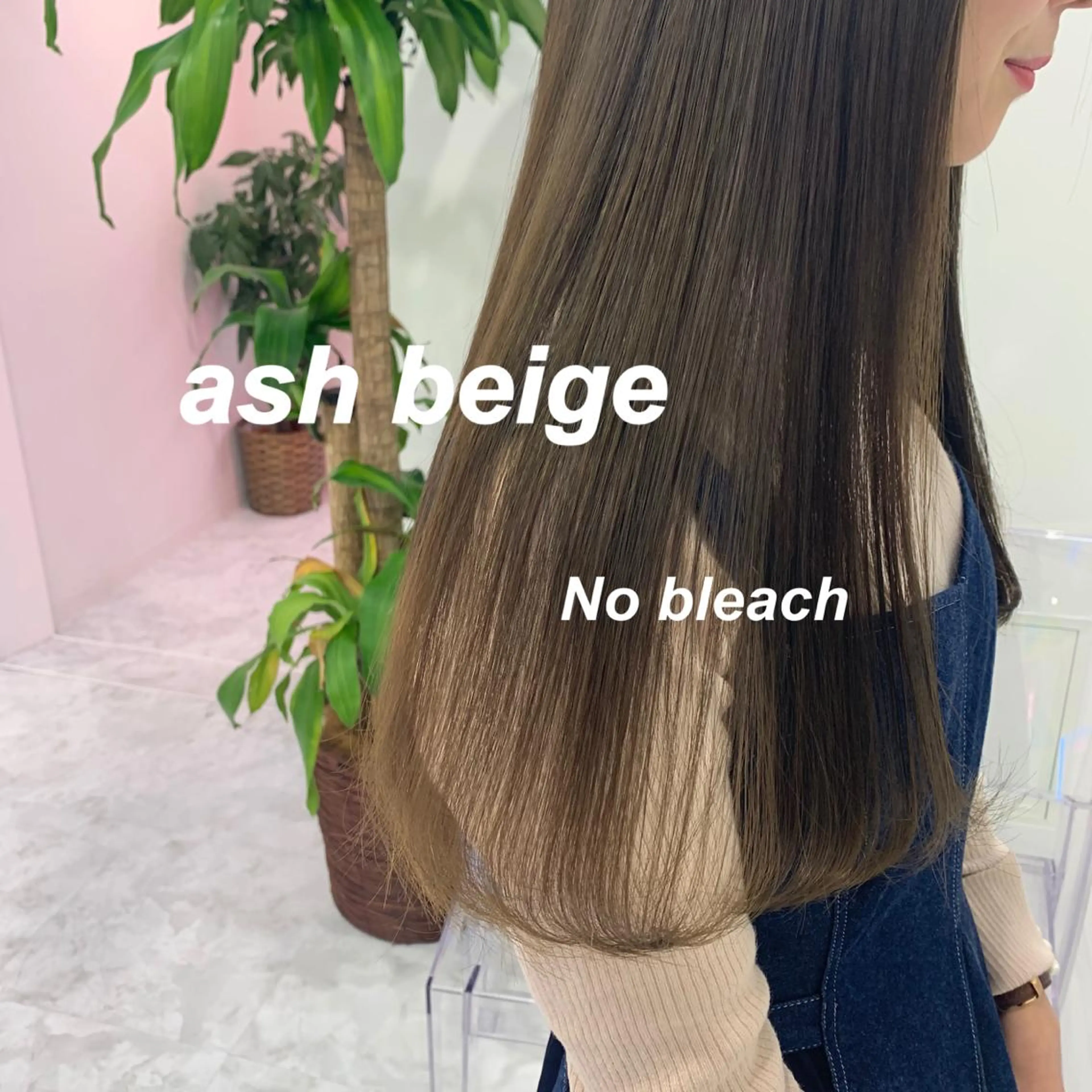 セミロング カラー ヘアアレンジ GO TODAY SHAiRE SALON  原宿verno店所属・完全💗マンツーマン marinのヘアスタイル