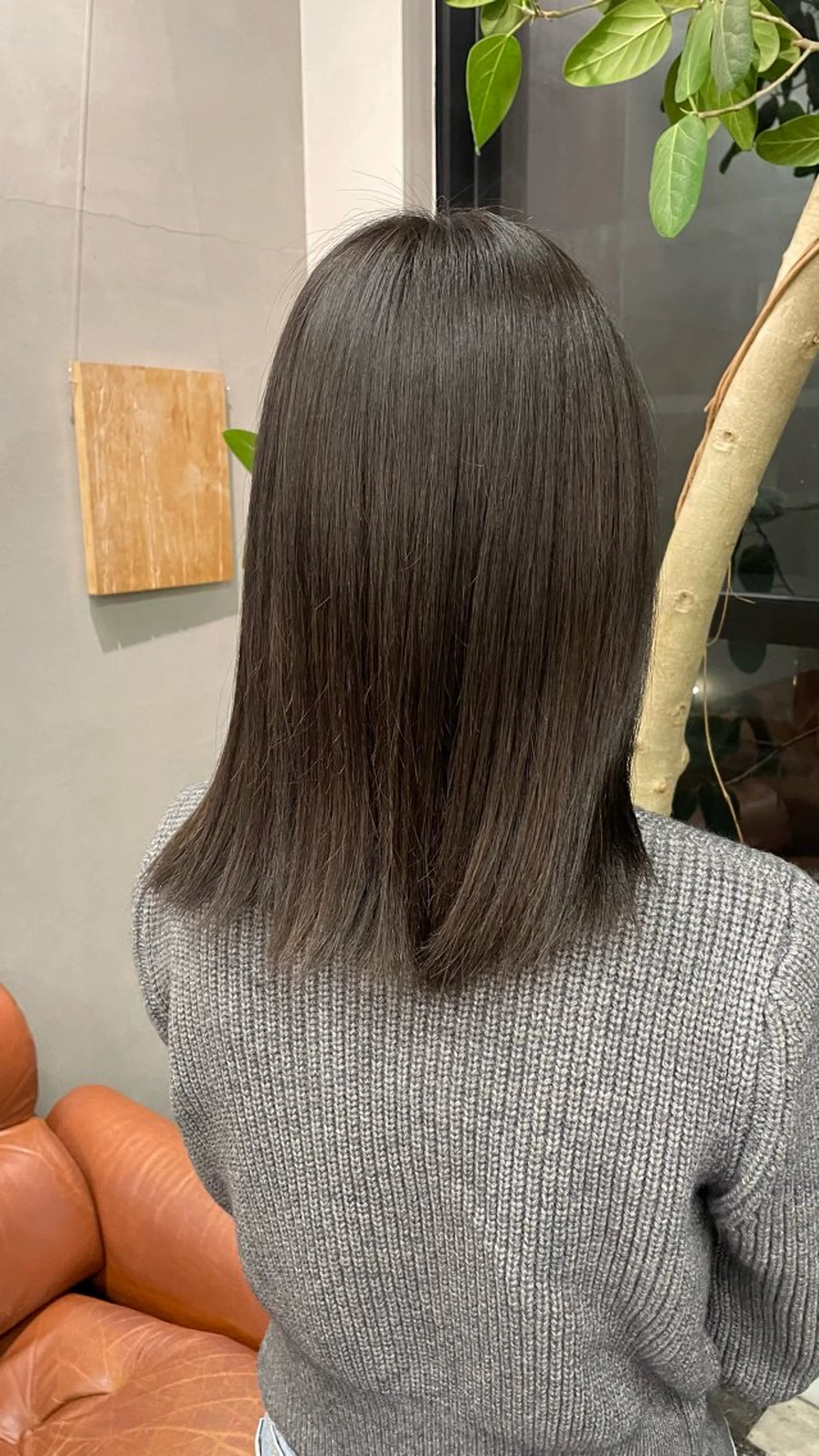 カラー ブリーチ 透明感カラー 都築 あんずのヘアスタイル