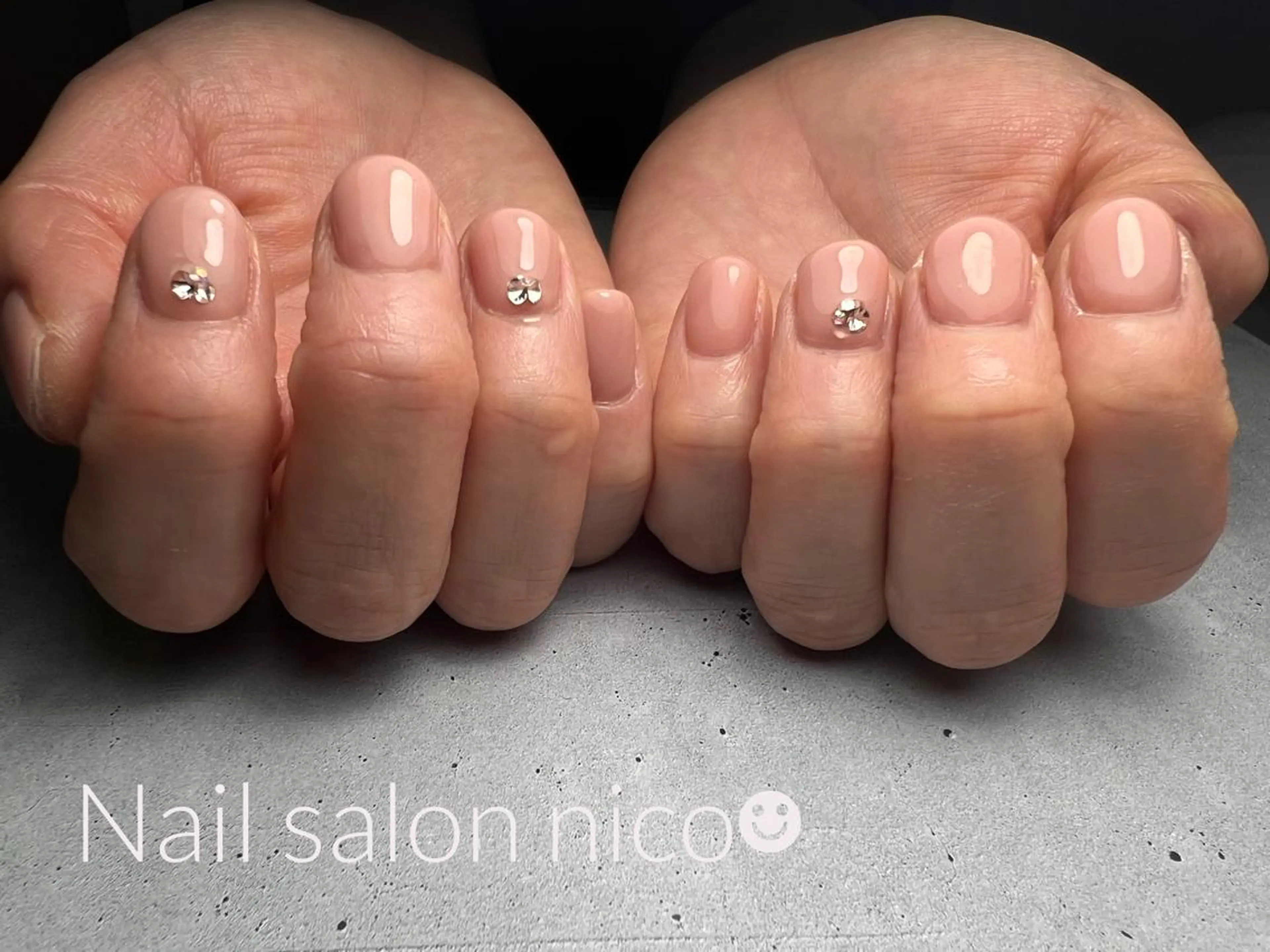 ネイル オフィスネイル シンプルネイル Nail salon nico☻のネイルデザイン