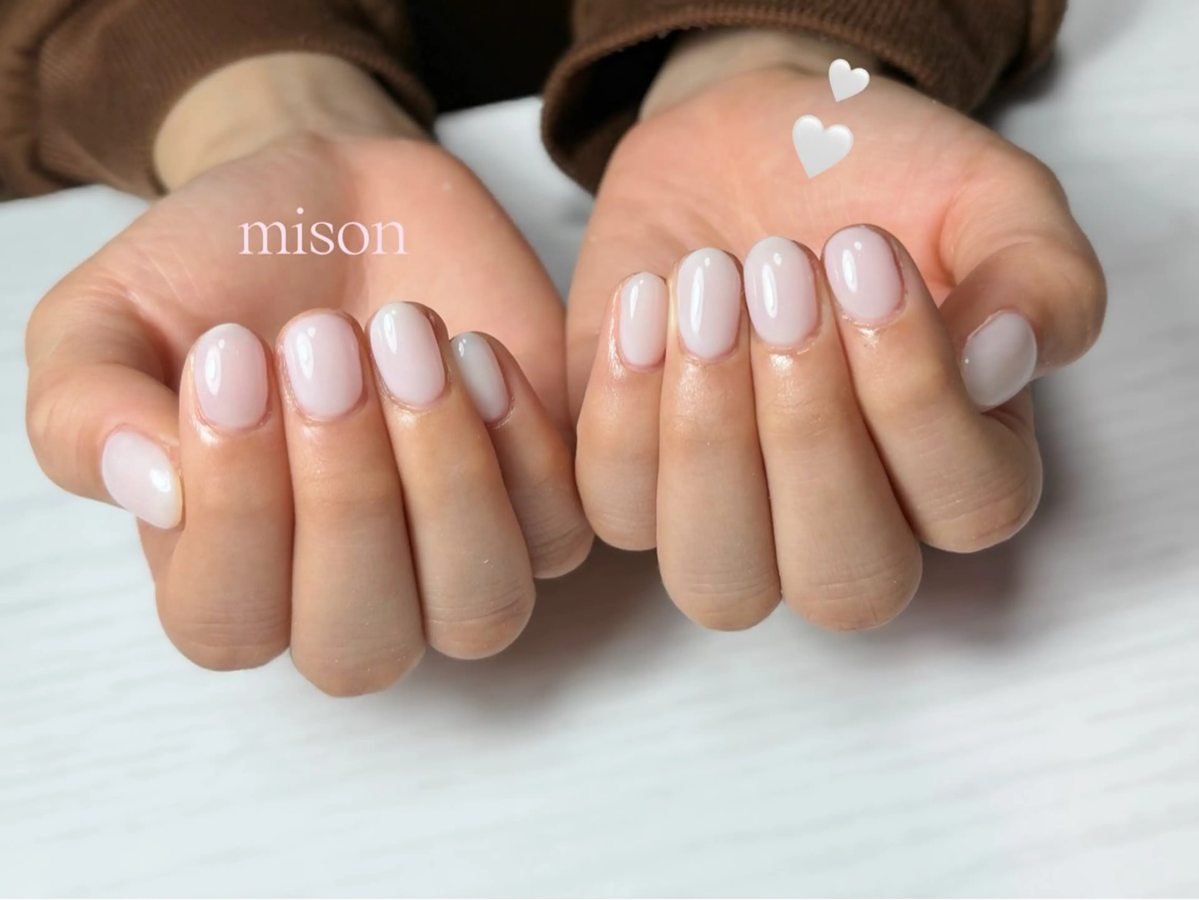 ネイル ワンカラーネイル フットネイル mison所属・mison 安形友花のネイルデザイン