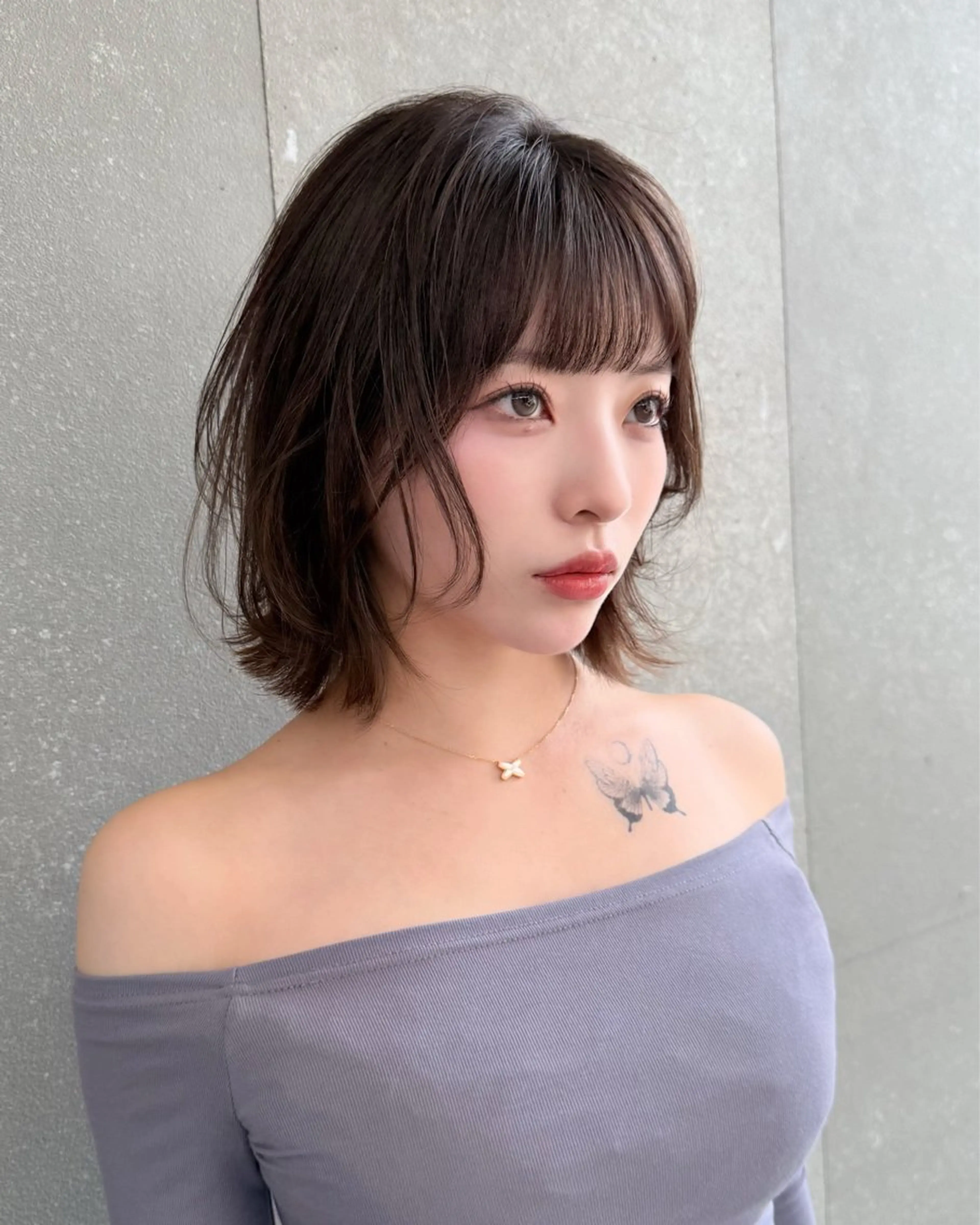 ショート カラー 木元 瑛✂︎ボブのヘアスタイル