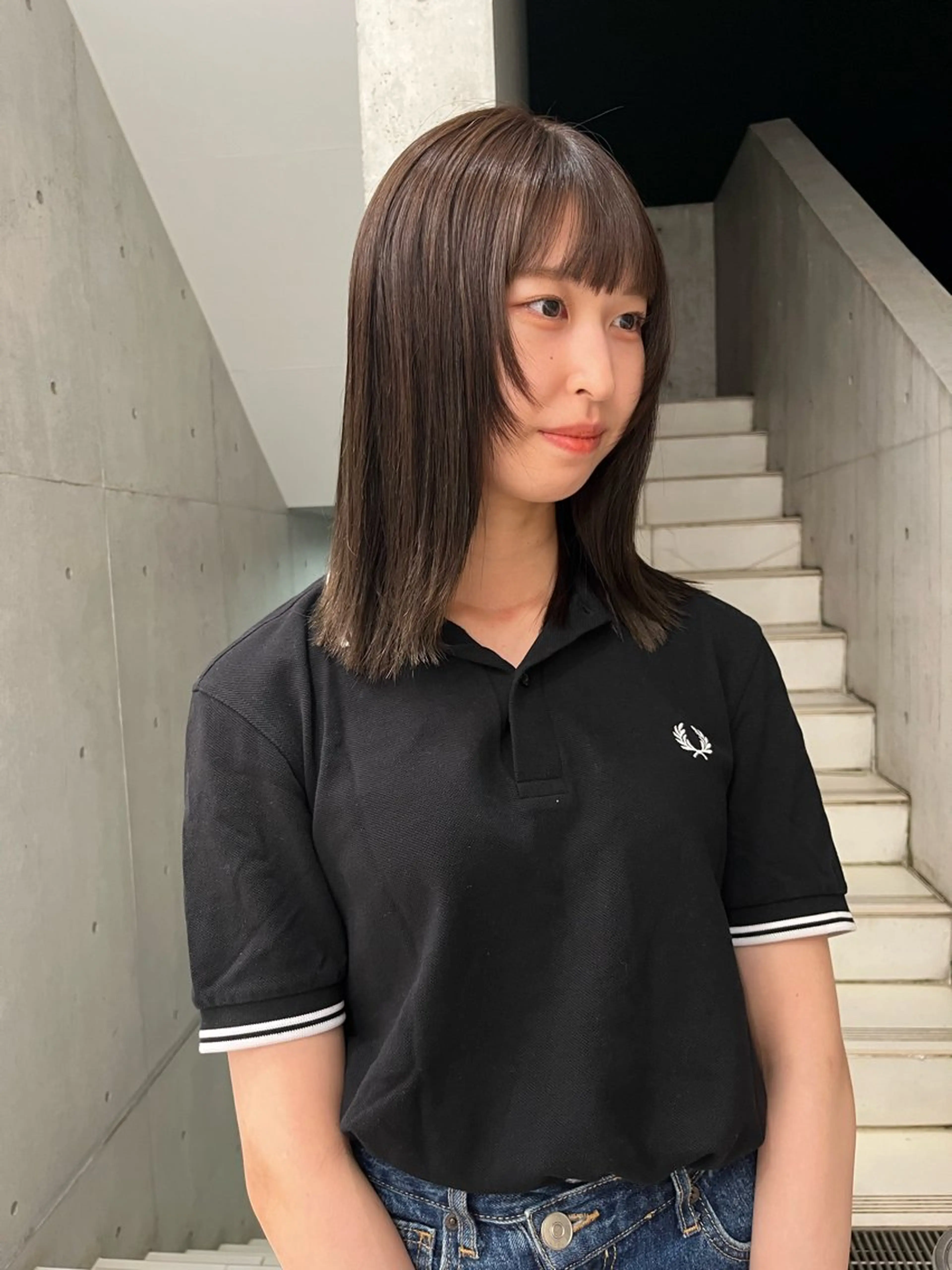 ミディアム カラー カット ヘアカラー トリートメント SALOWIN  立川所属・yukari/ 立川美容室のヘアスタイル