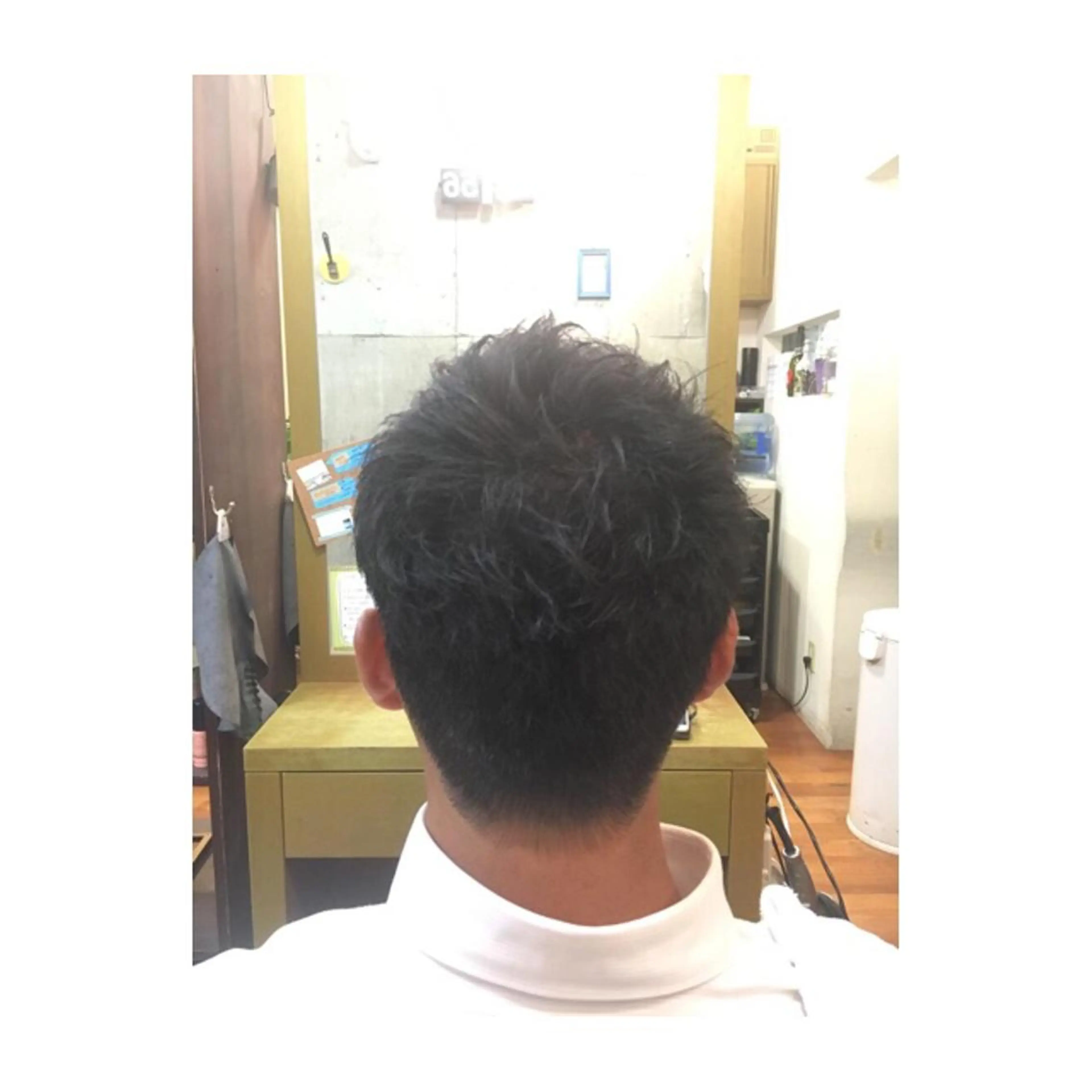 メンズ ツイスパ・波巻き 🩵片平和香奈のヘアスタイル