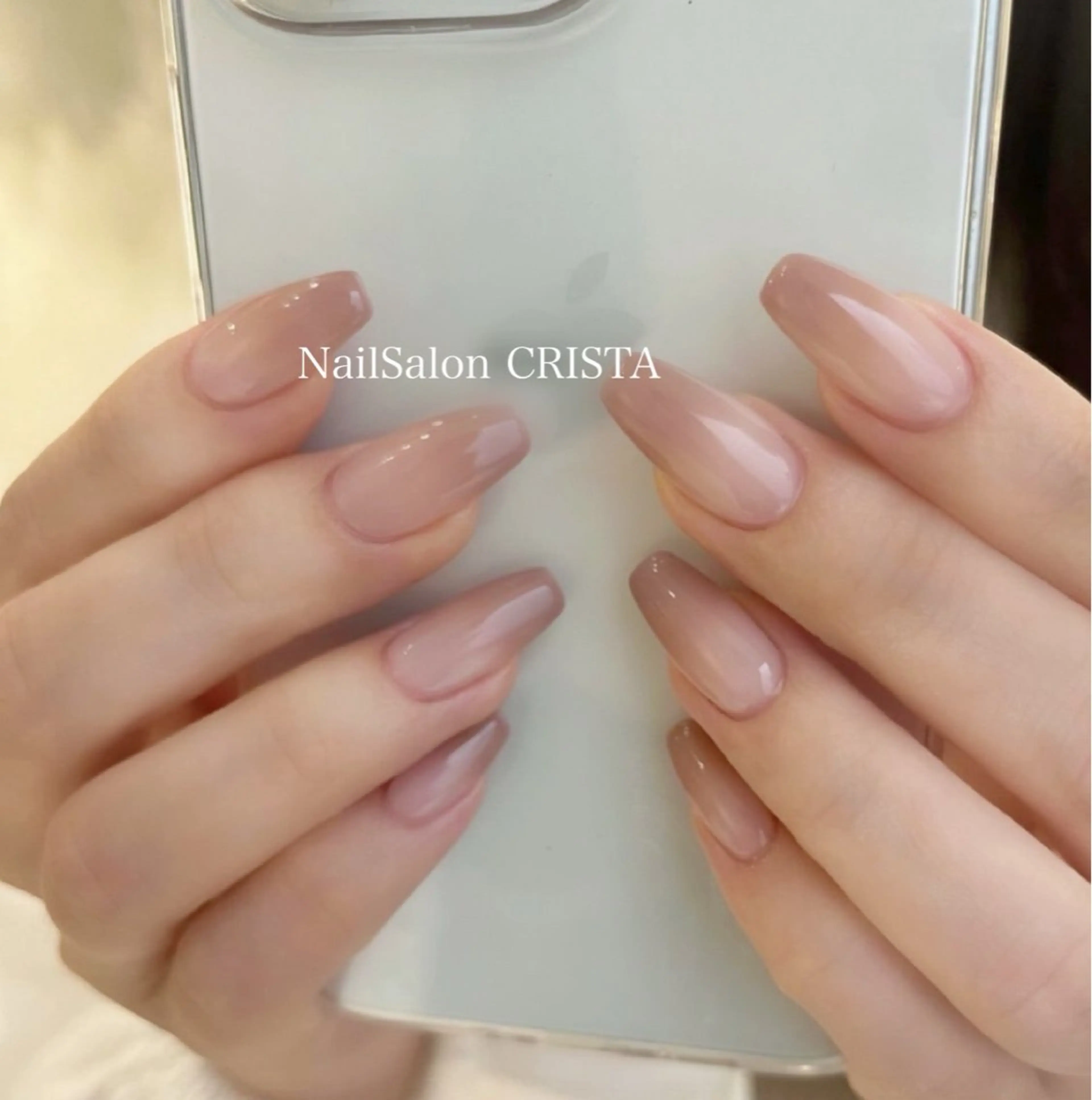 ネイル フットネイル ジェルネイル マグネットネイル オフィスネイル ワンカラーネイル NAILSALON CRISTA所属・🤍CRISTA yui🤍のネイルデザイン