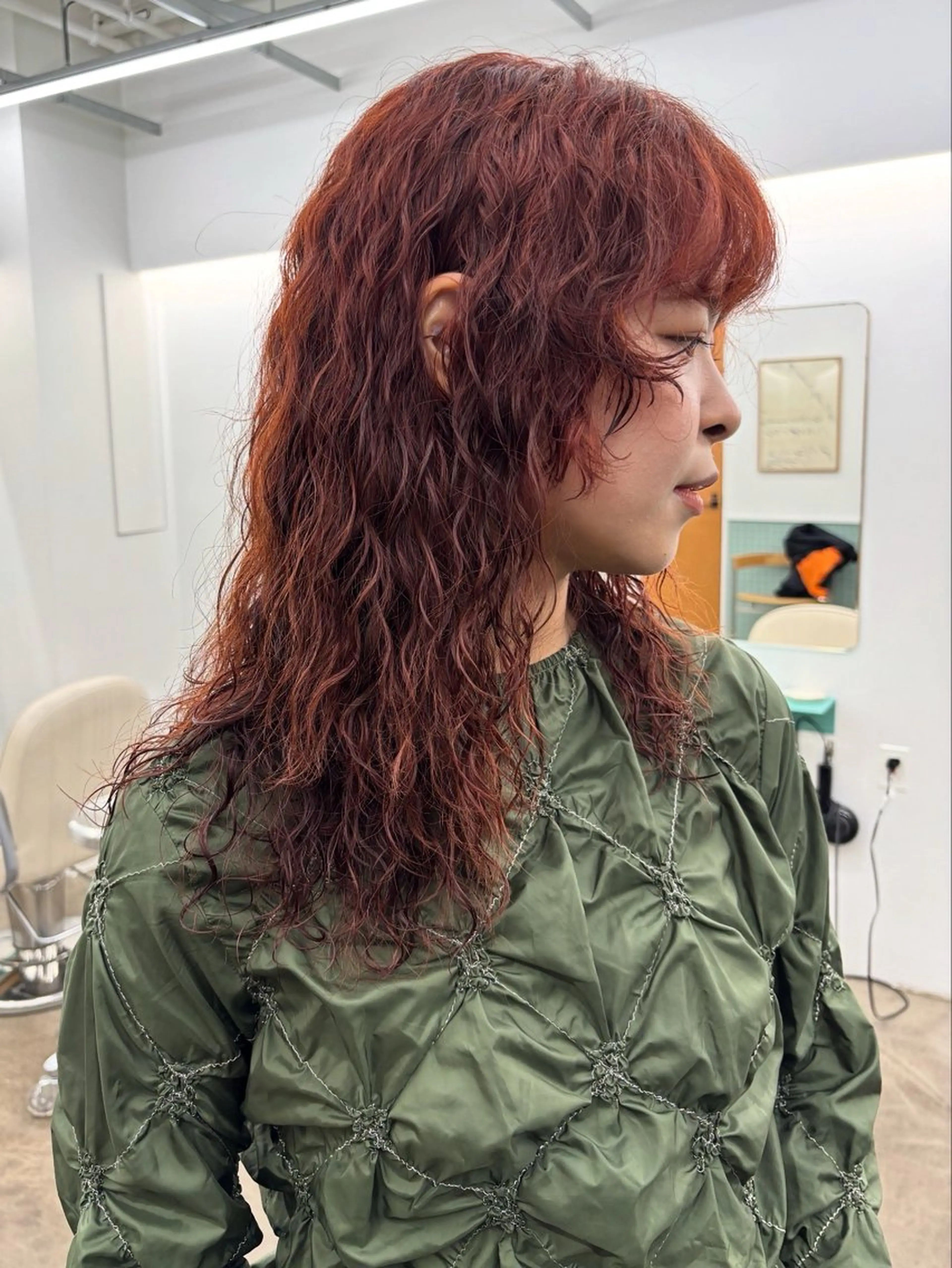 セミロング カラー パーマ カット ヘアカラー パーマ 🌿艶ハイトーン/ 似合わせヘア/ショウのヘアスタイル