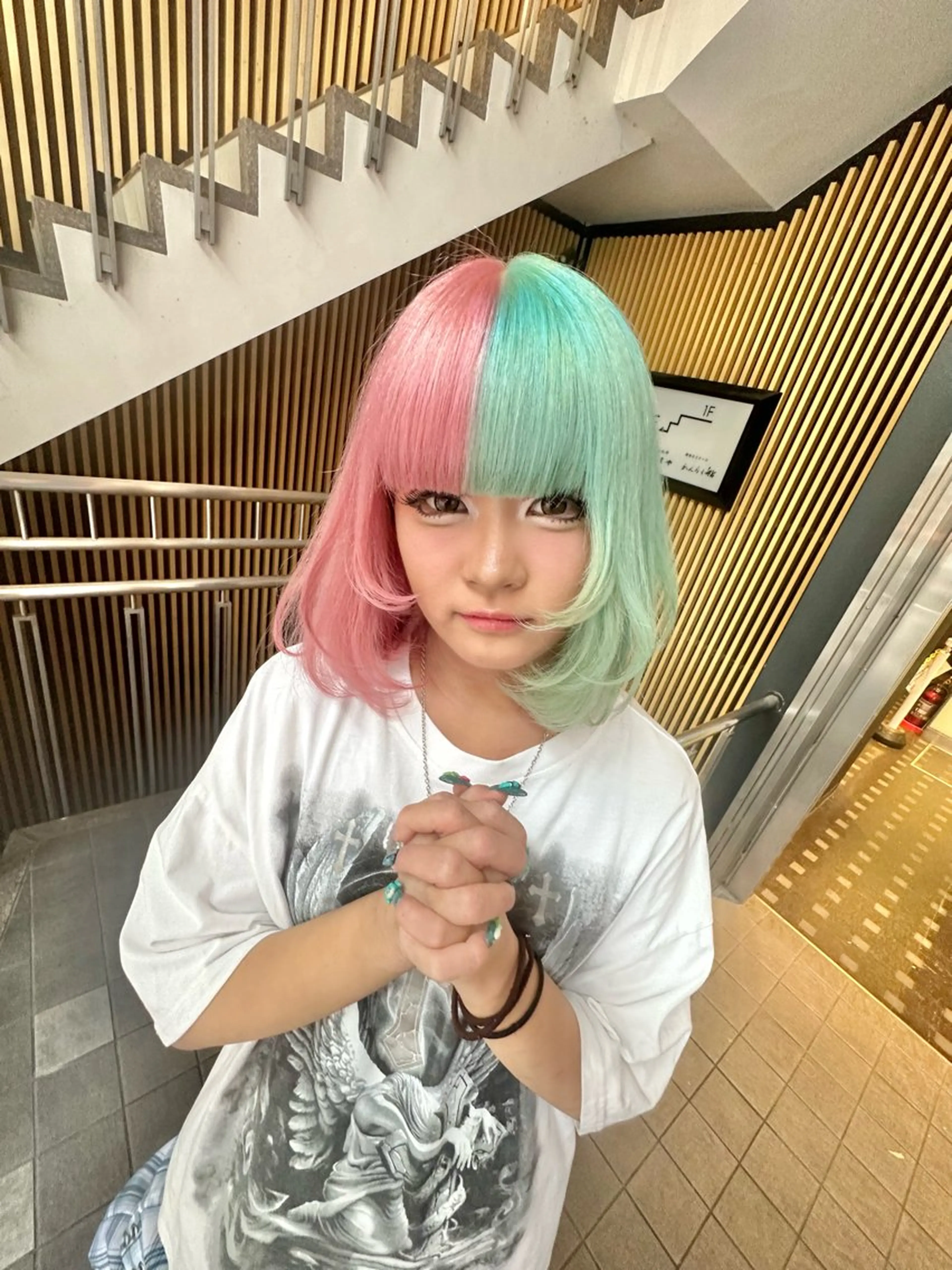 ミディアム カラー Selenehair 三条本店のヘアスタイル