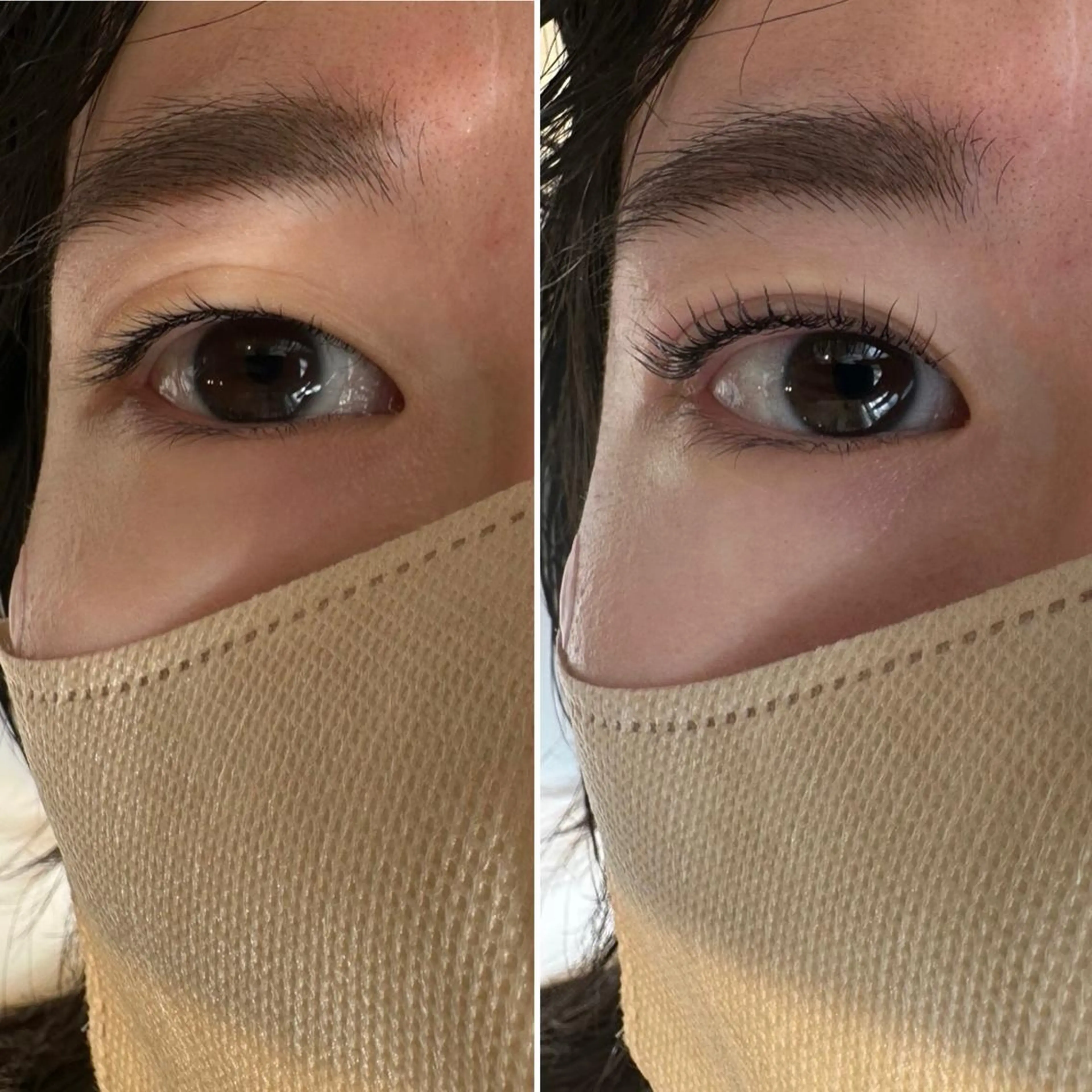 マツエク・マツパ Cカール パリジェンヌラッシュリフト 一重×まつ毛パーマ Colk ☆のマツエク・マツパデザイン