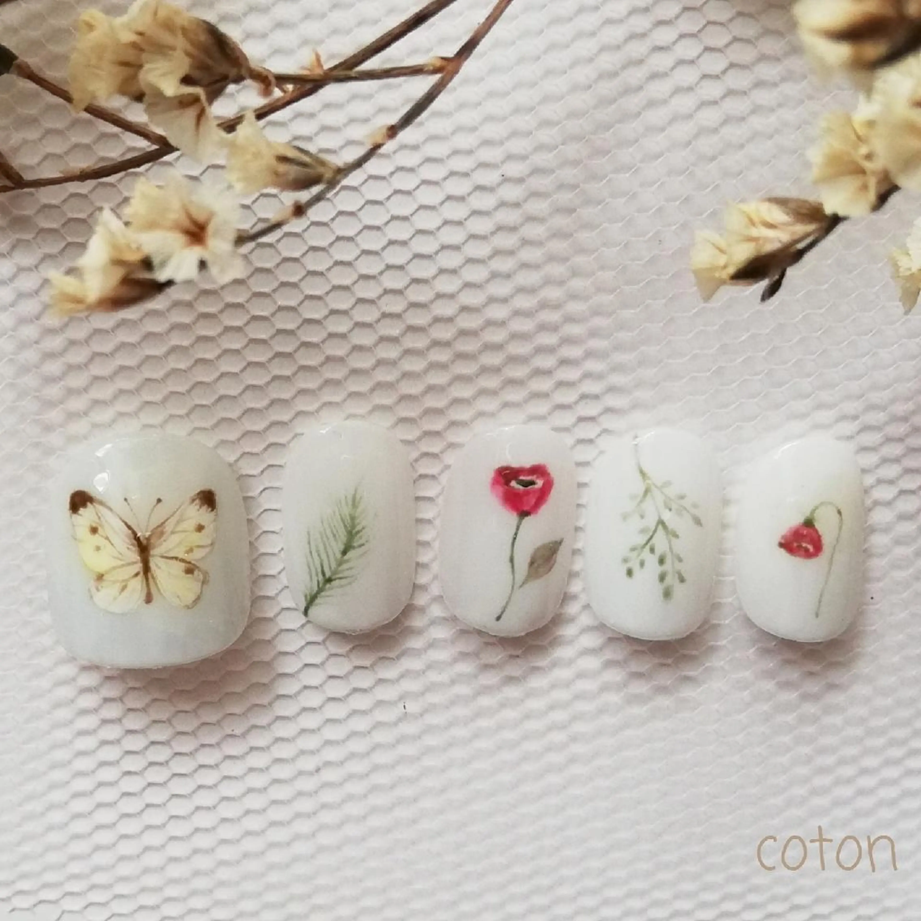 ネイル 🥀ネイルサロン cotonコトン🥀のネイルデザイン
