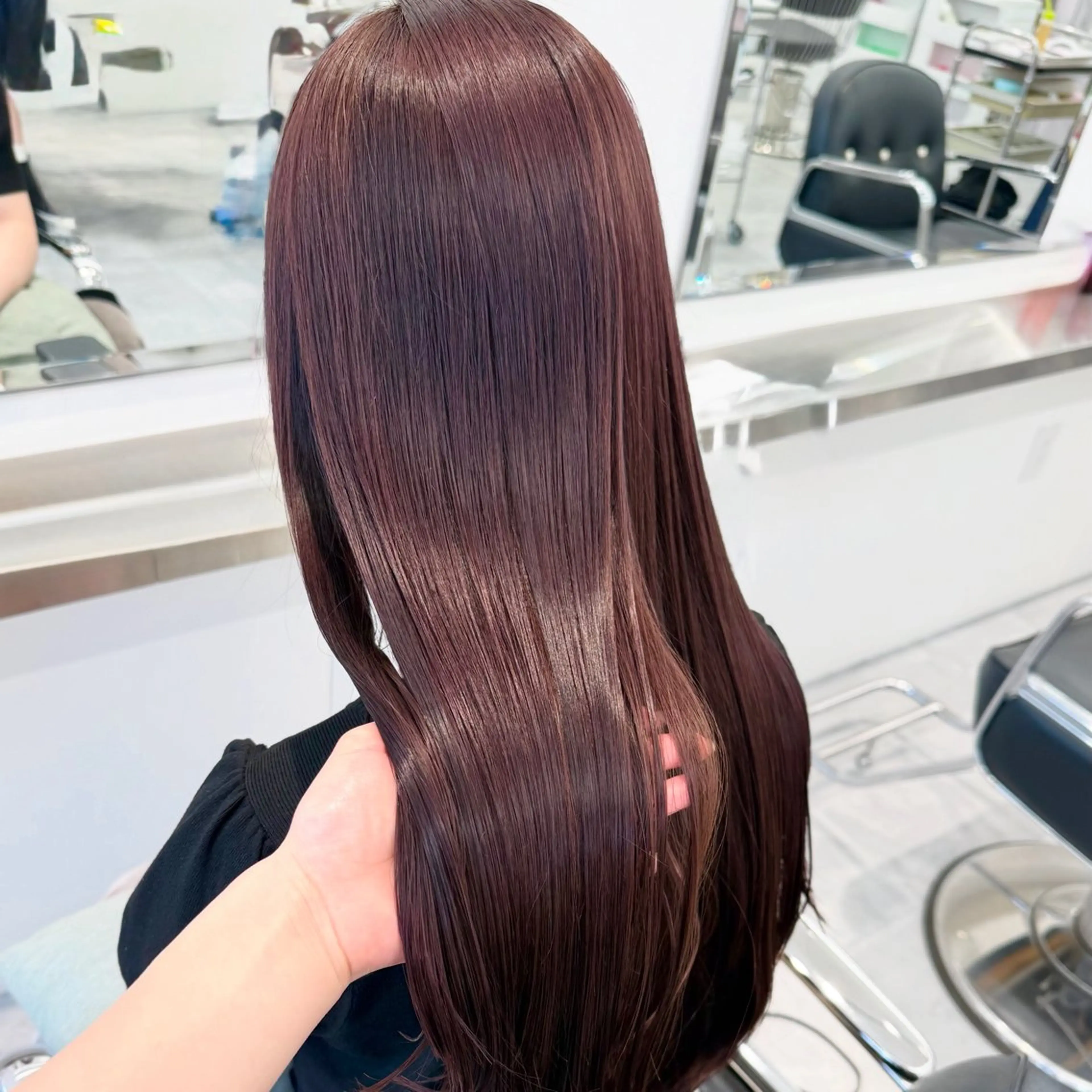 ロング カラー ヘアカラー ParveMix￤ 大賀さつき🍨🤍のヘアスタイル