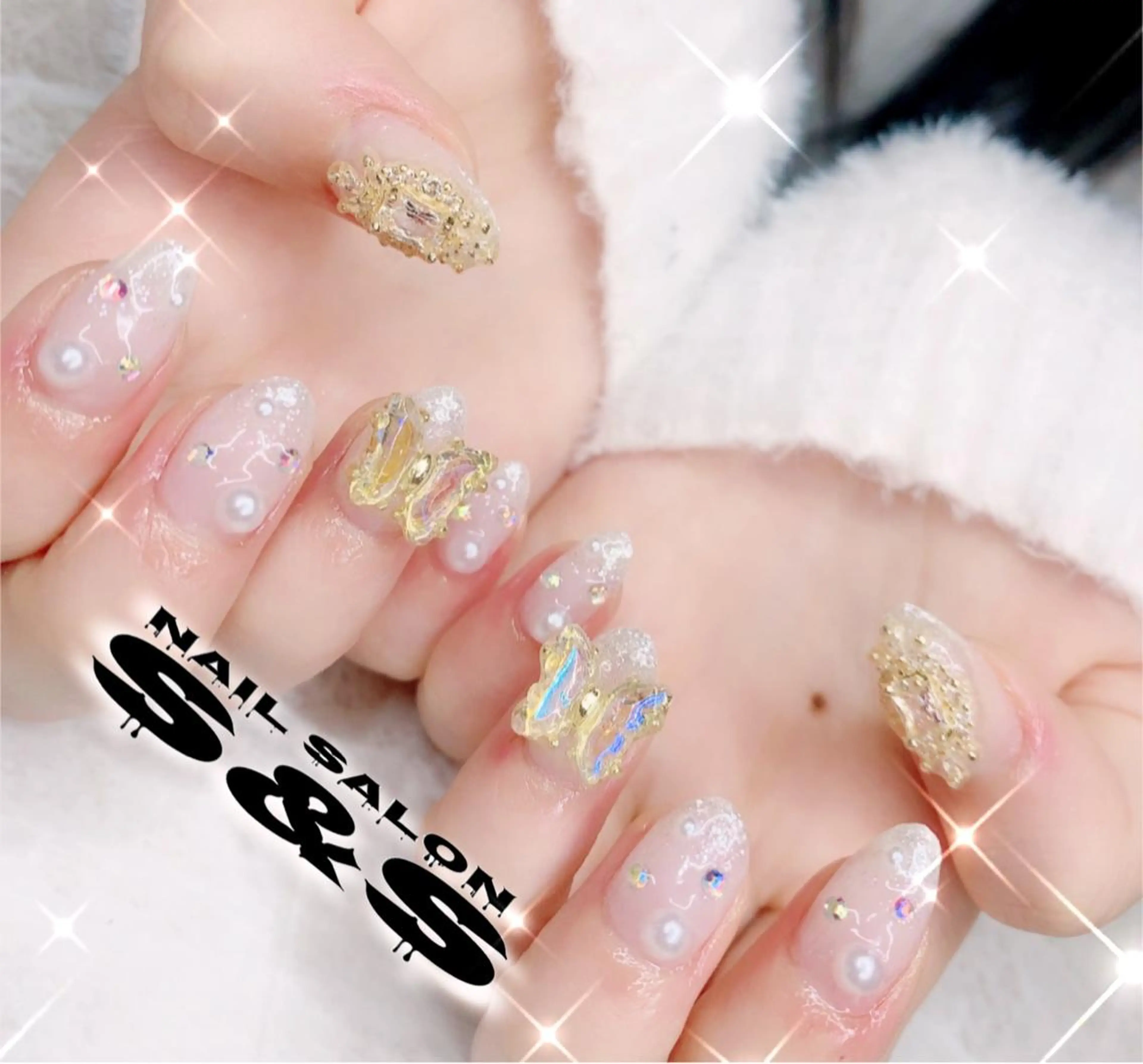 ネイル 長さ出し メンズネイル 持ち込み スカルプネイル S&S 村田小百合のネイルデザイン