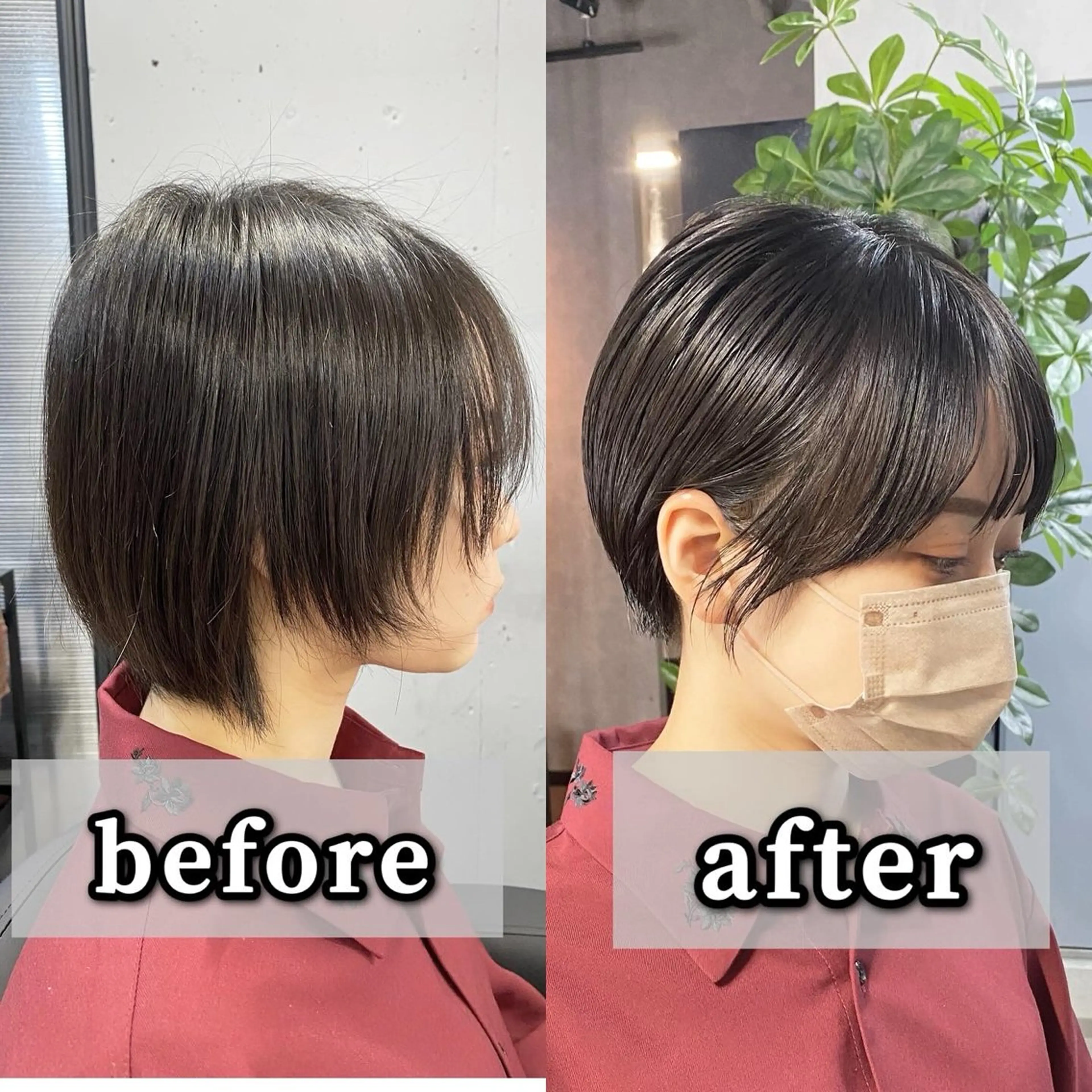 ショート カラー カット ヘアカラー トリートメント IVORY.所属・🟩白髪ぼかし/ボブ /ショートヘア/大司のヘアスタイル