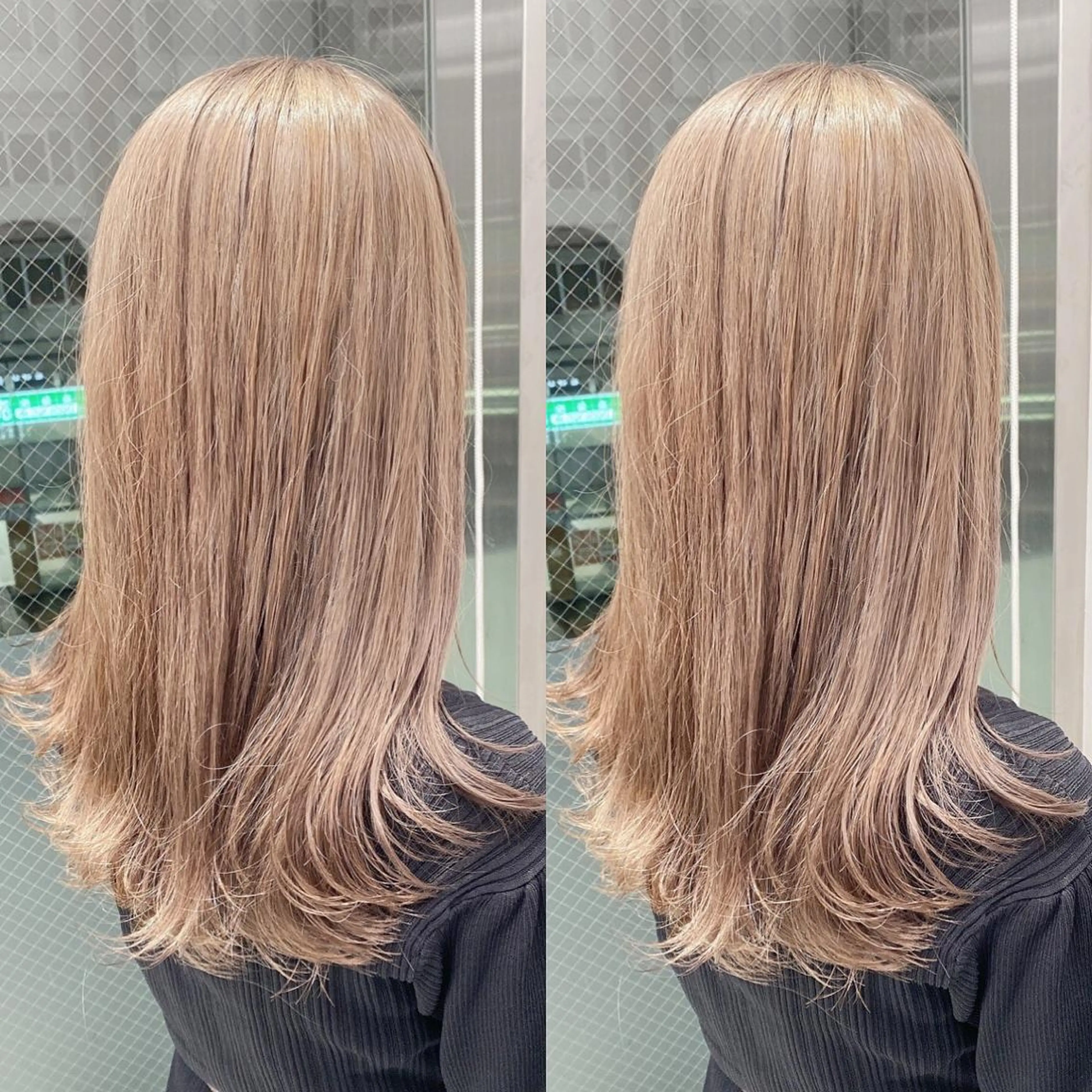 カラー ヘアカラー トリートメント 似合わせ💗透け感 💗うる艶カラー💗のヘアスタイル