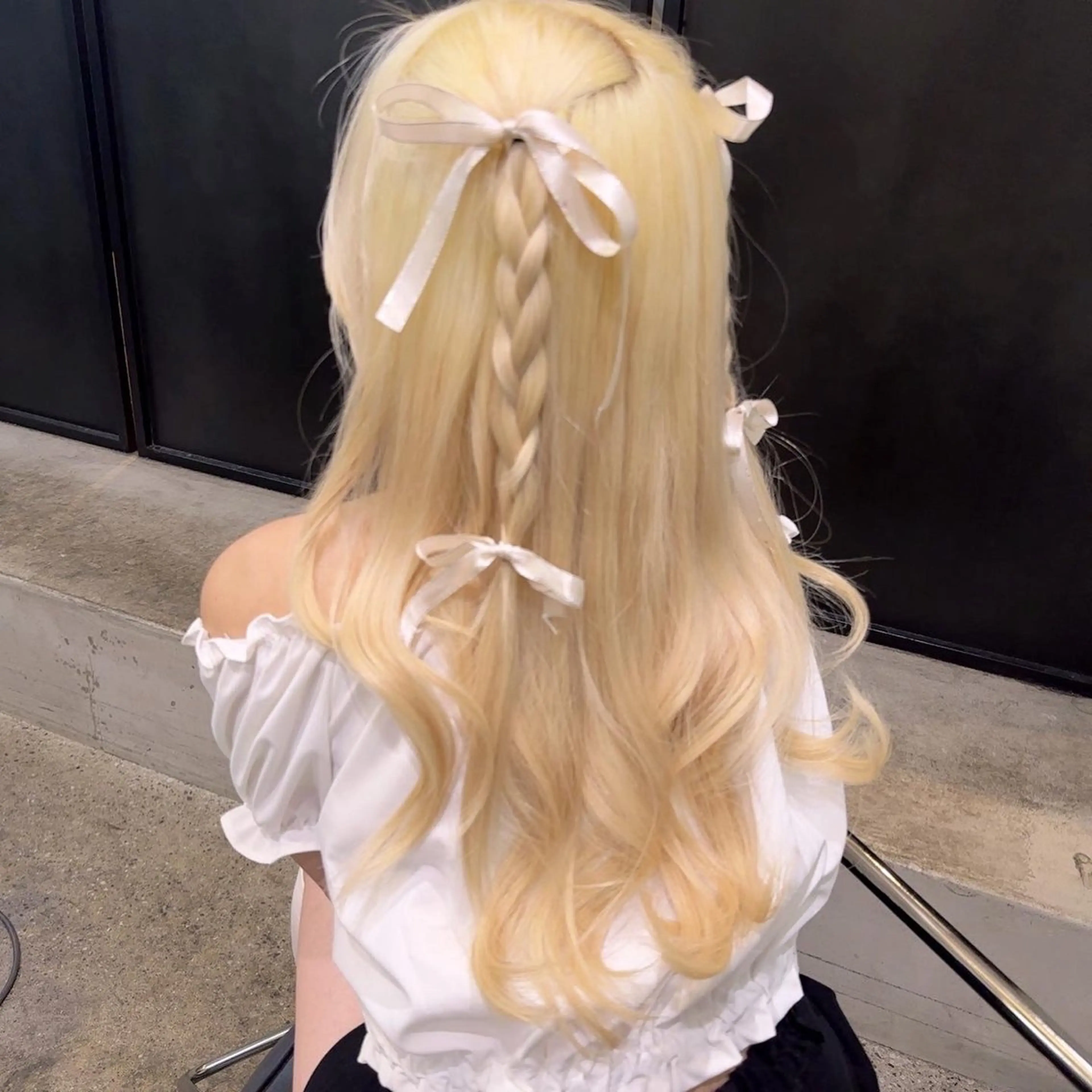 [ミニモ限定]カット＋ダブルカラー(ケアブリーチ)＋ハホニコトリートメントの写真