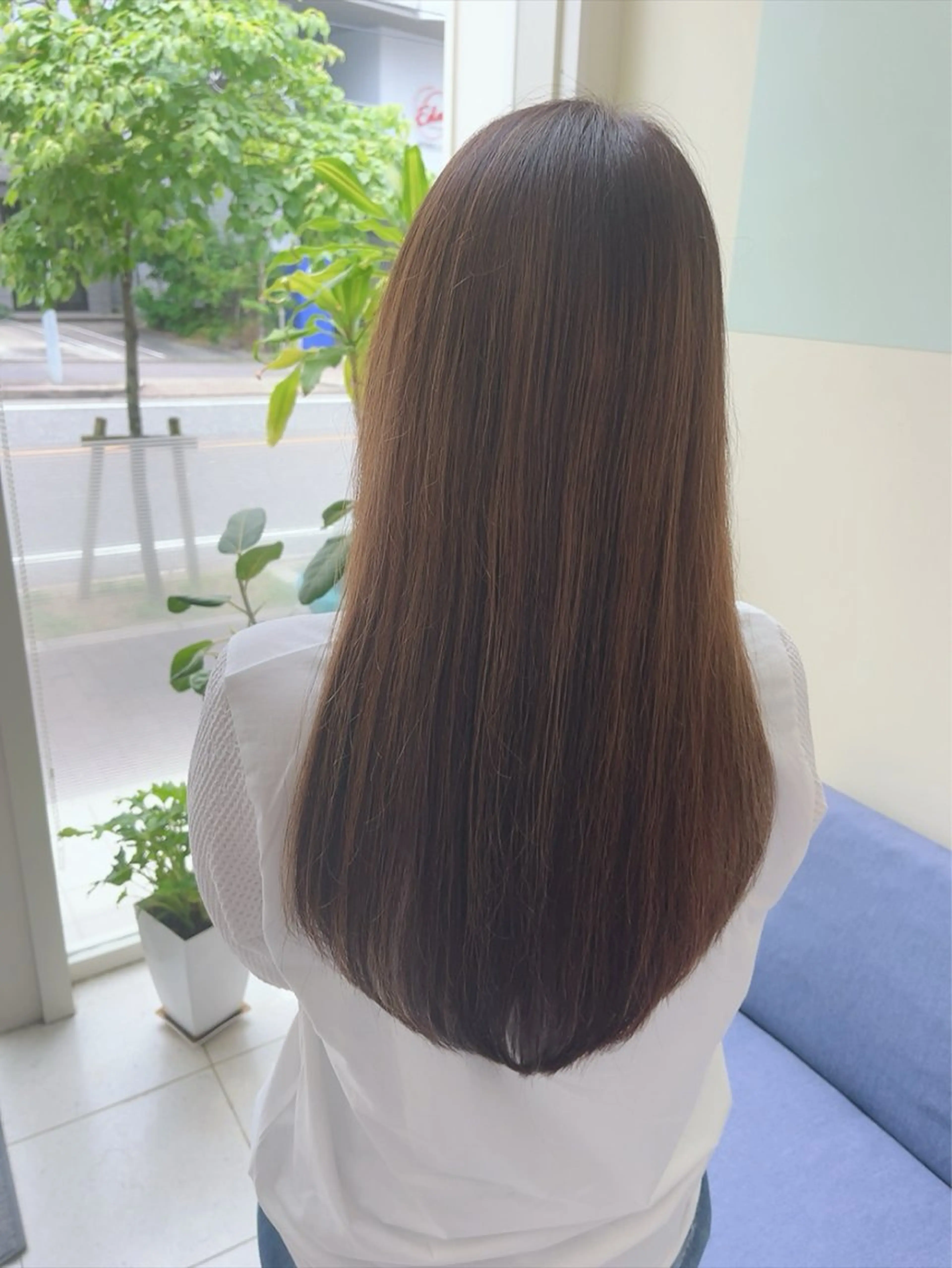 ロング ロング ヘアカラー トリートメント mateca・hair所属・林 真之介のヘアスタイル
