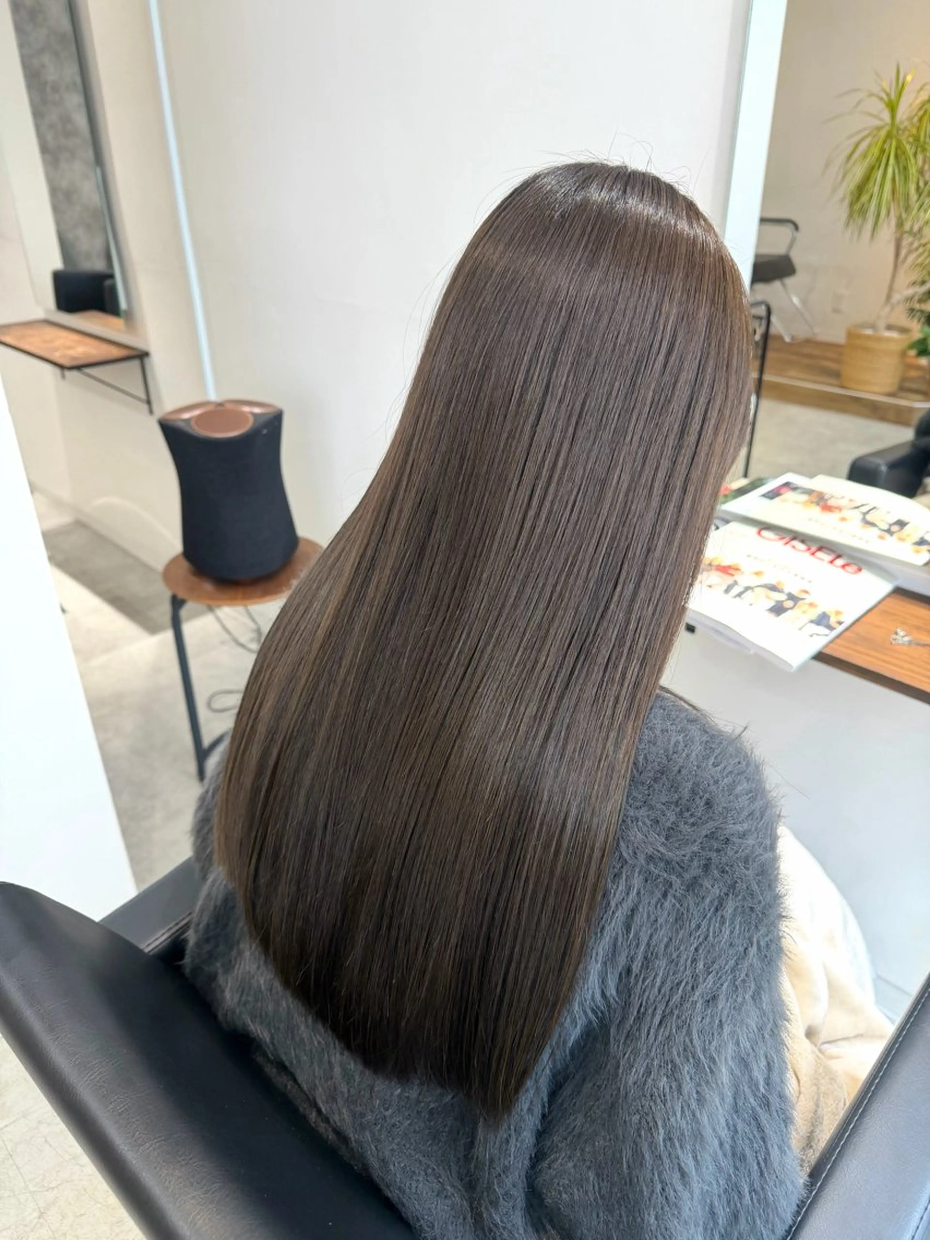 【⭐️平日期間限定⭐️】CUT+髪艶カラー+髪質改善TOKIOトリートメントの写真