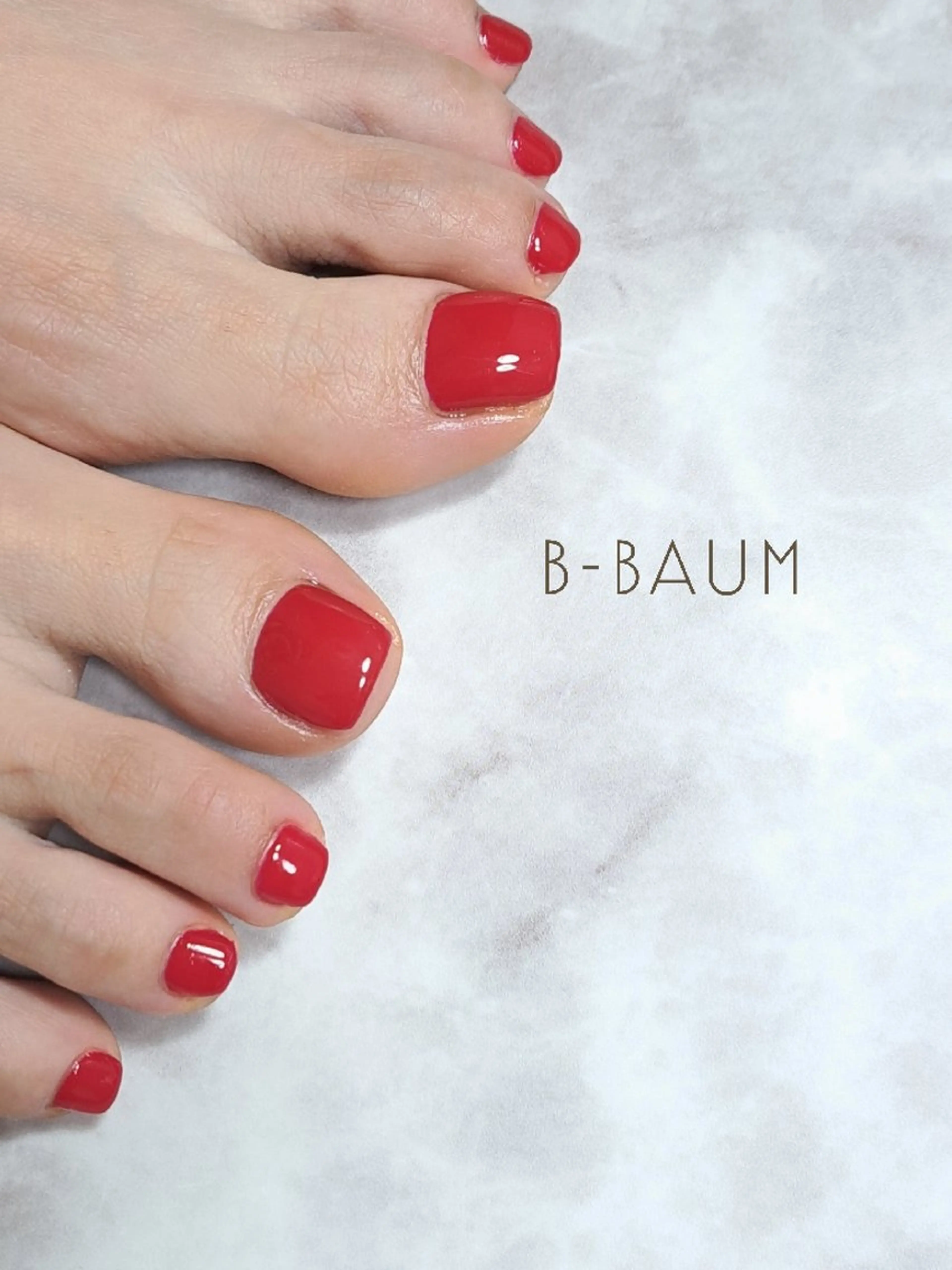 ネイル 持ち込み フットネイル B-BAUM  nailsalon のネイルデザイン