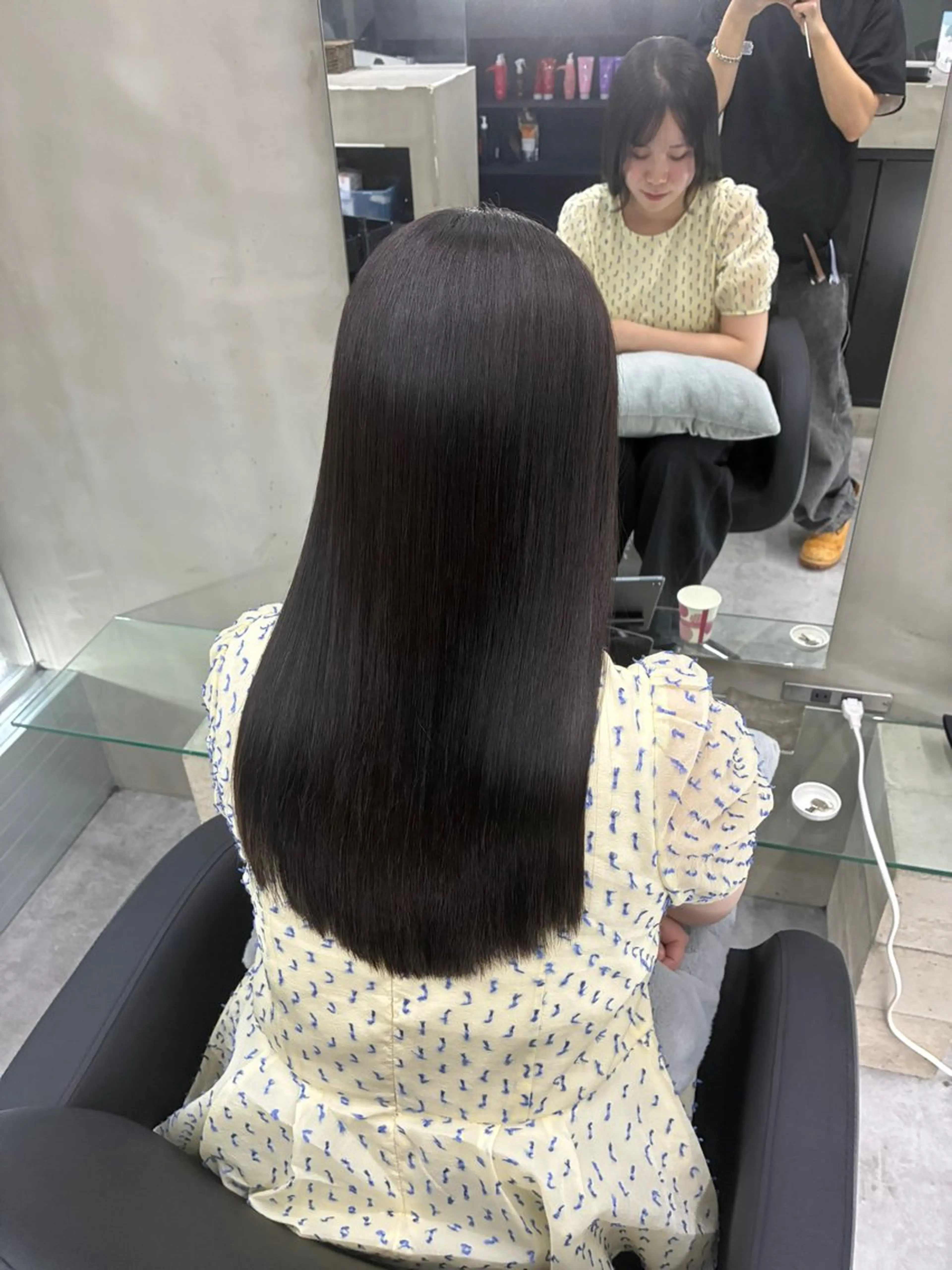 ロング カット ヘアカラー トリートメント 「似合わせ/髪質改善 《ワタル》」のヘアスタイル