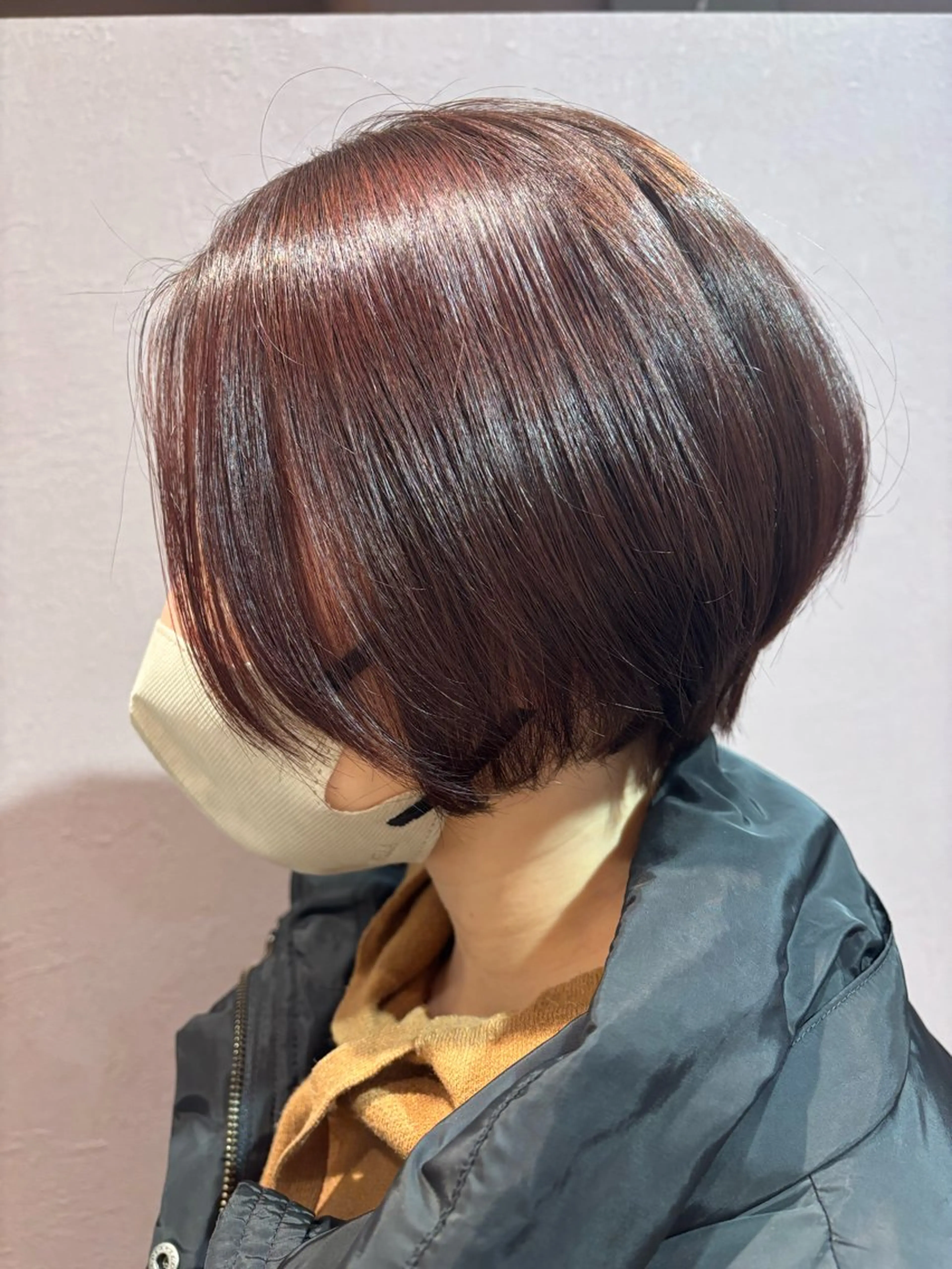 ショート カット ヘアカラー トリートメント merc. 岡村優のヘアスタイル