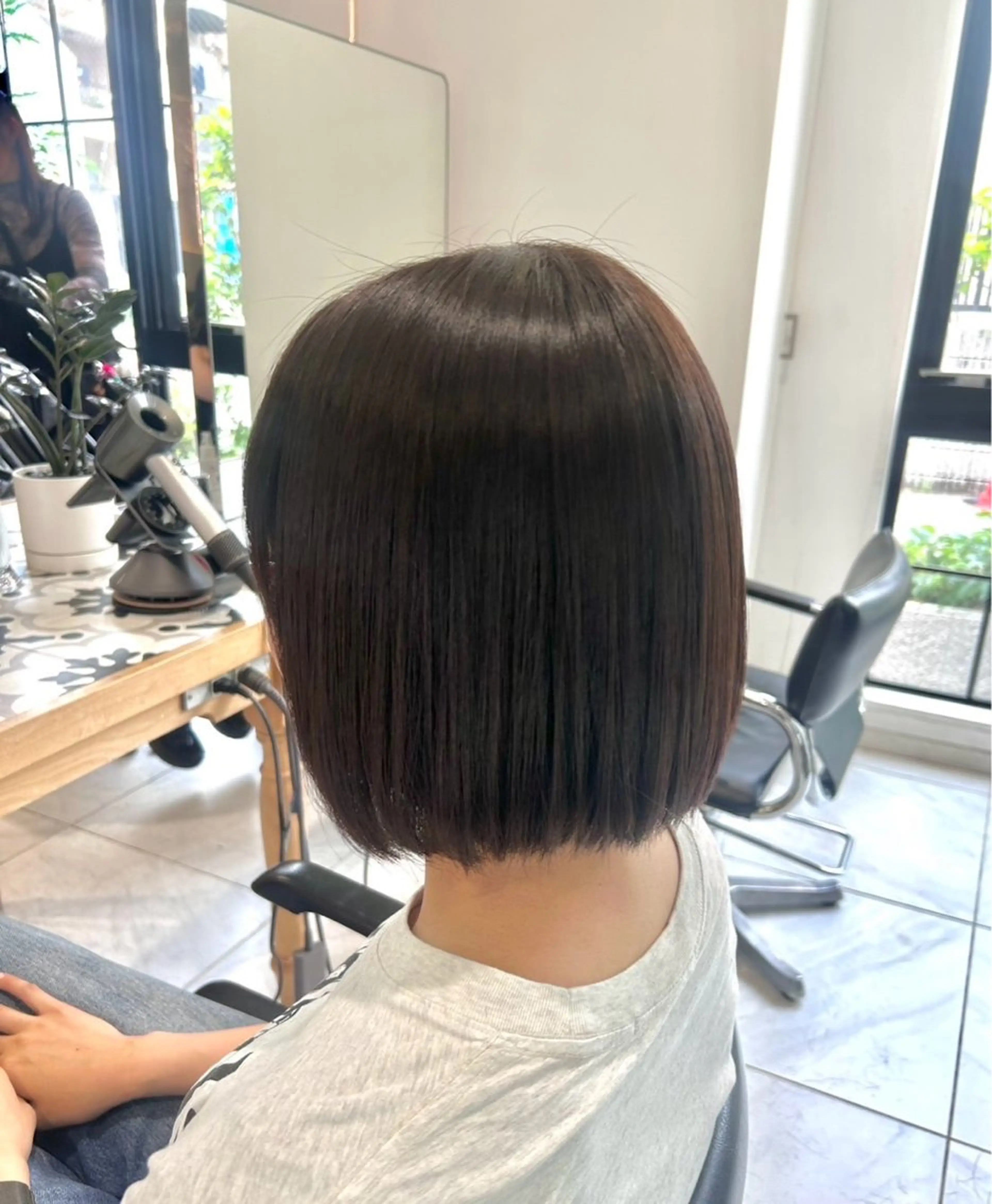 ミディアム 縮毛矯正/ブリーチ 🏖️MIREIのヘアスタイル