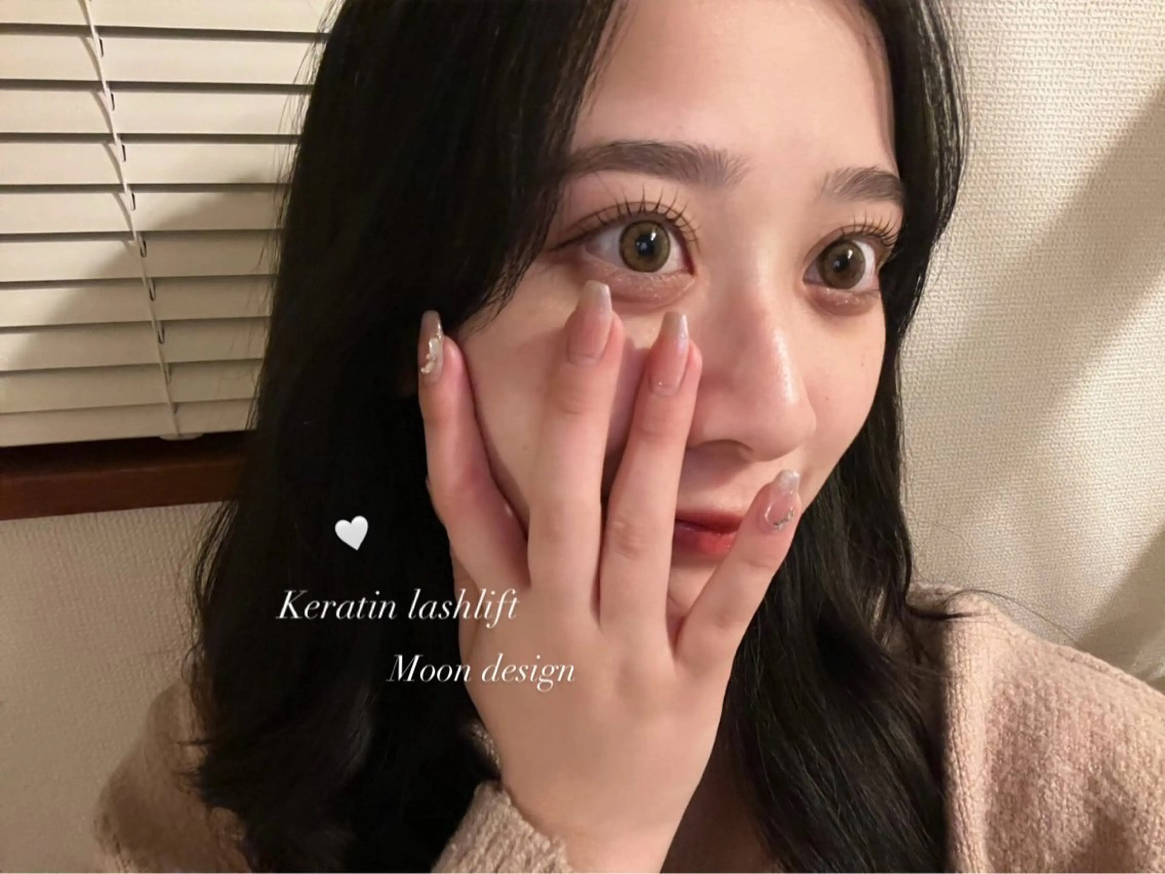 minimo限定価格♡様々なカール感選べる似合わせまつげパーマ👀💞コーティング付の写真