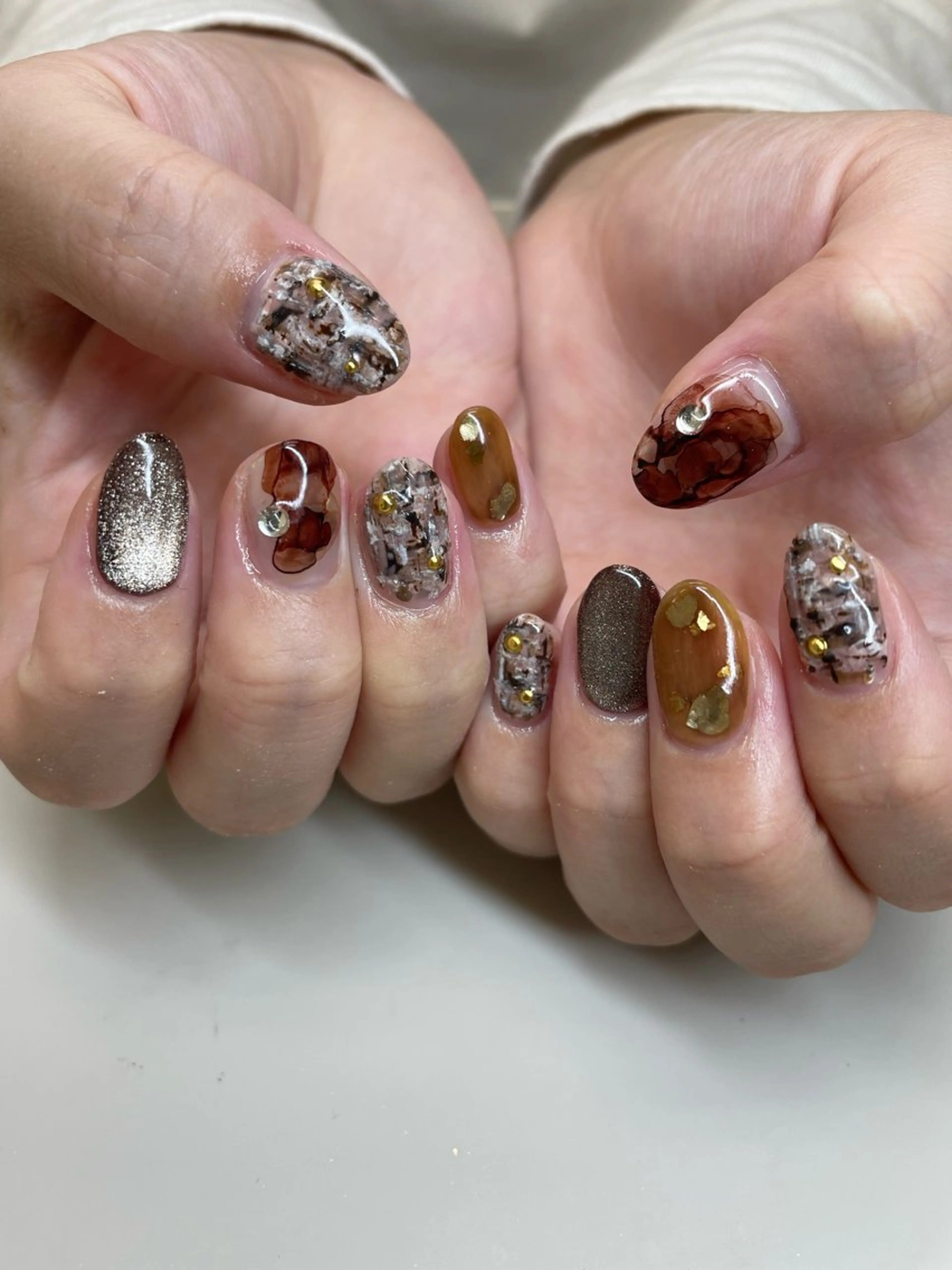 ネイル ハンドネイル Hisaka Mikiのネイルデザイン