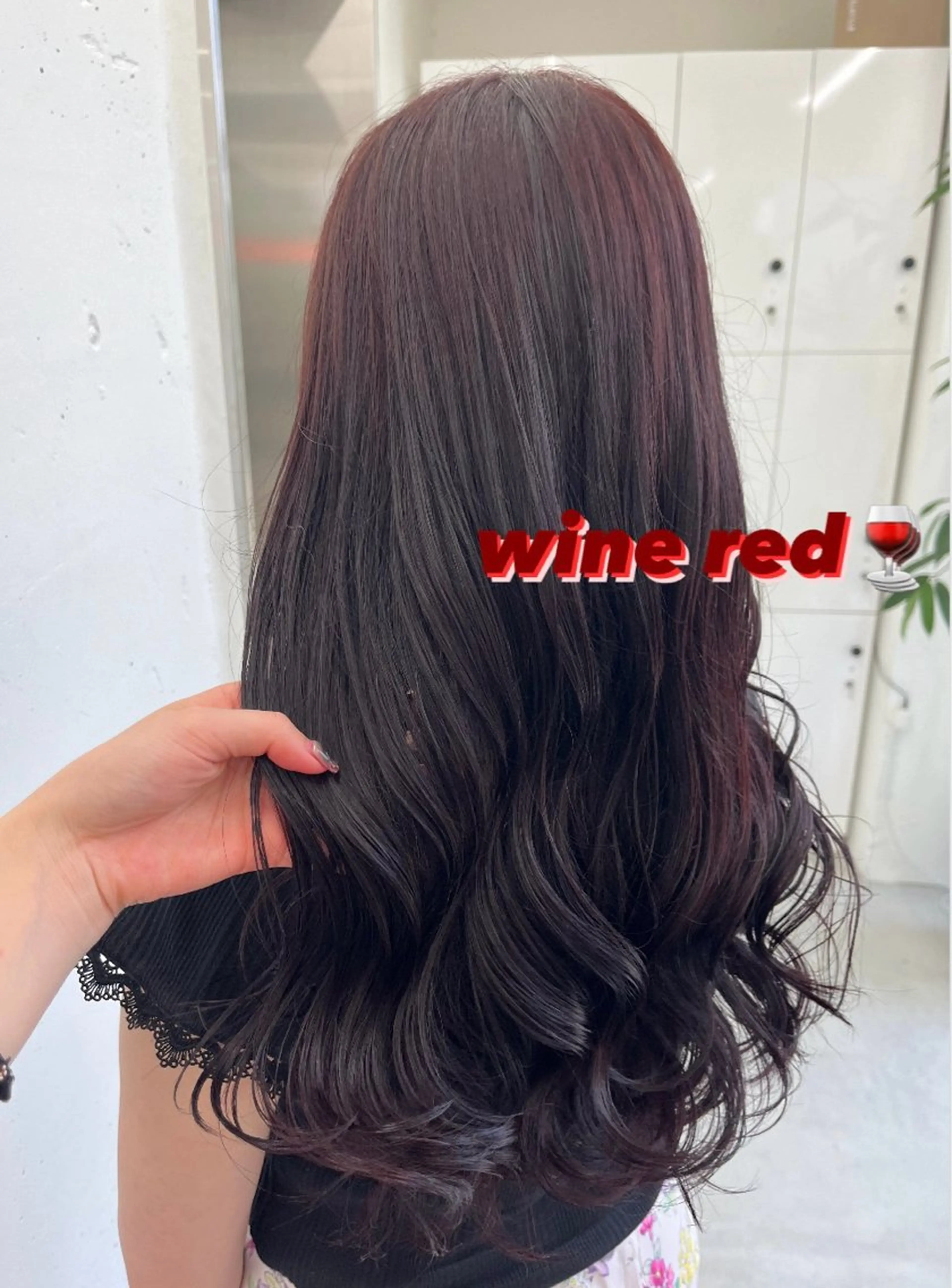 ロング カラー レッドカラー カット ヘアカラー トリートメント 🫧‪Ameri🫧 JILLSTUDIOのヘアスタイル