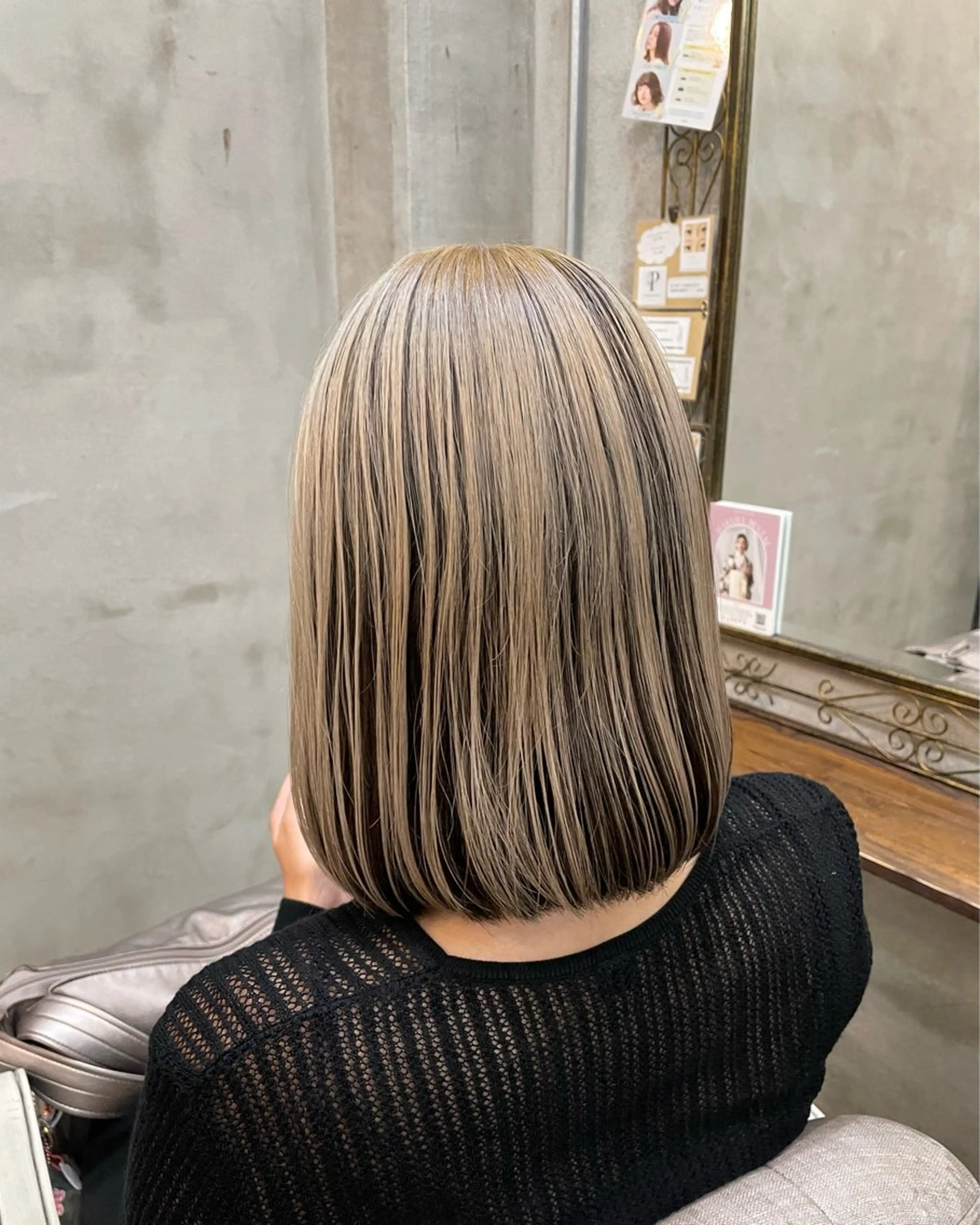 ミディアム ヘアカラー トリートメント 【ピンク/韓国ヘア/ ヘアセット】亜海のヘアスタイル