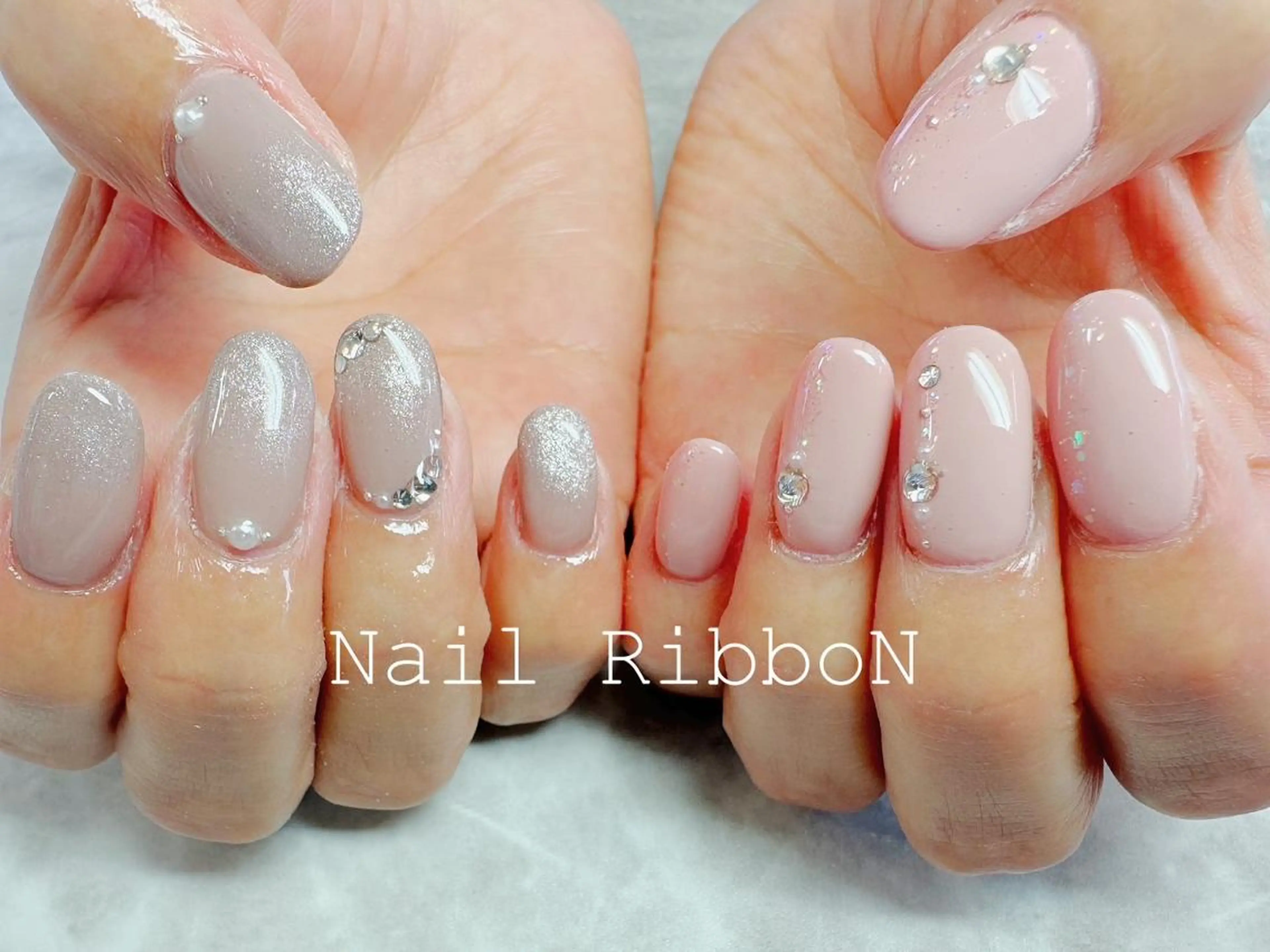 ネイル ネイルリボン 石田のネイルデザイン