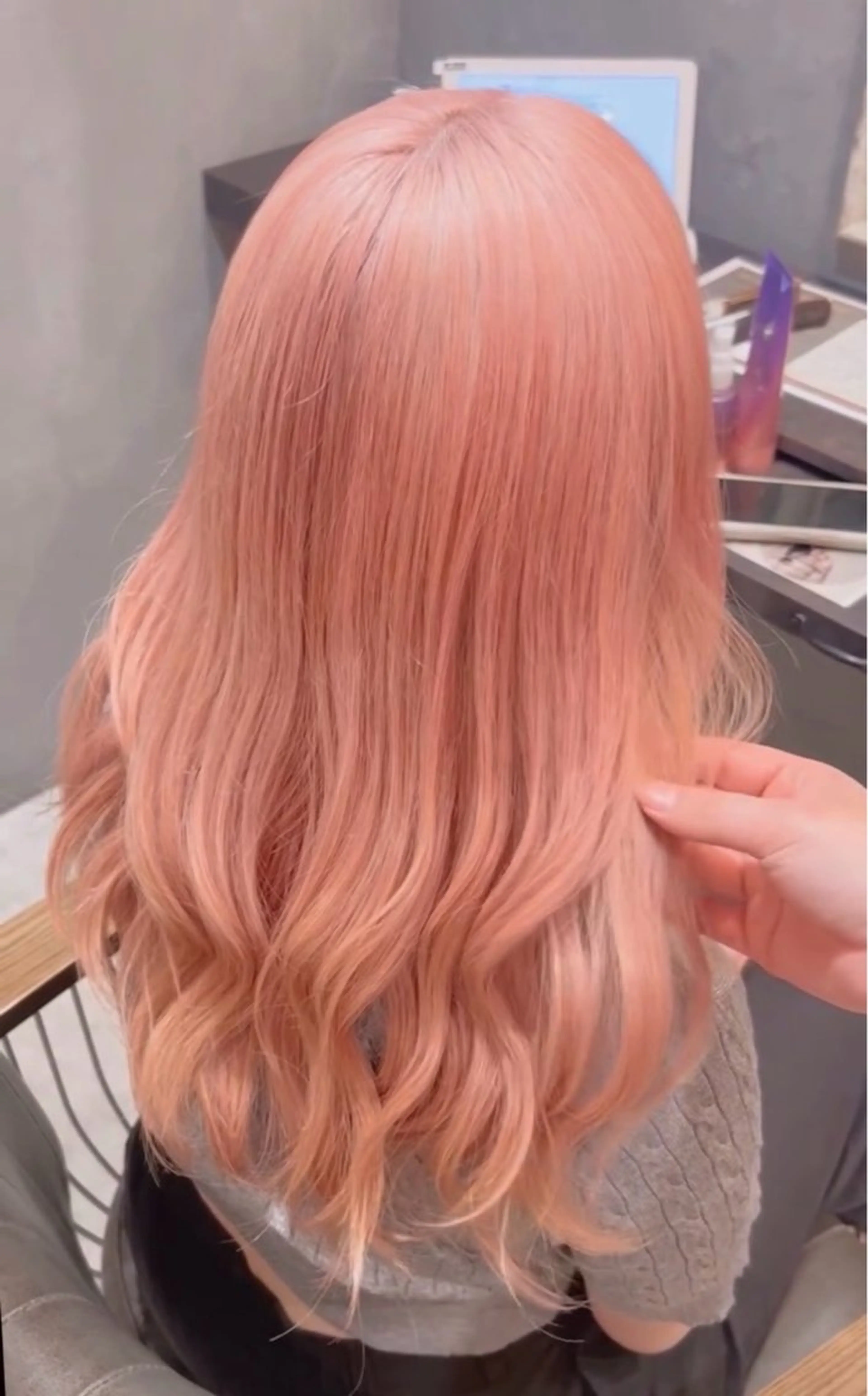 【☁️人気No.1☁️】全頭ブリーチorブリーチリタッチ🥣+カラーメニュー🌈トリートメント付き️🫧#ミニモ限定の写真