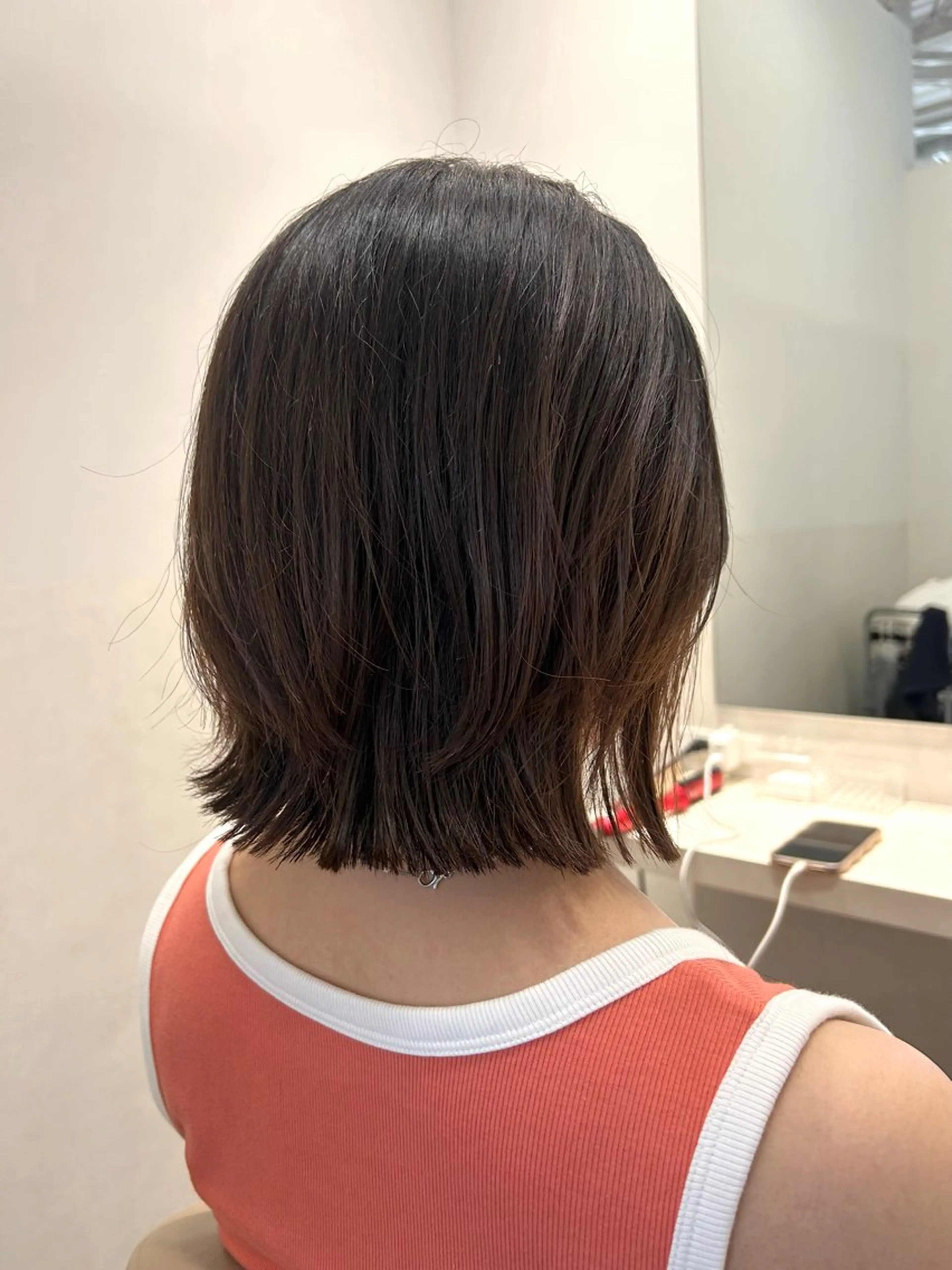 ショート ボブレイヤー ボブ 韓国風ヘア レイヤーカット カット トリートメント 光透け髪🫧 moekaのヘアスタイル