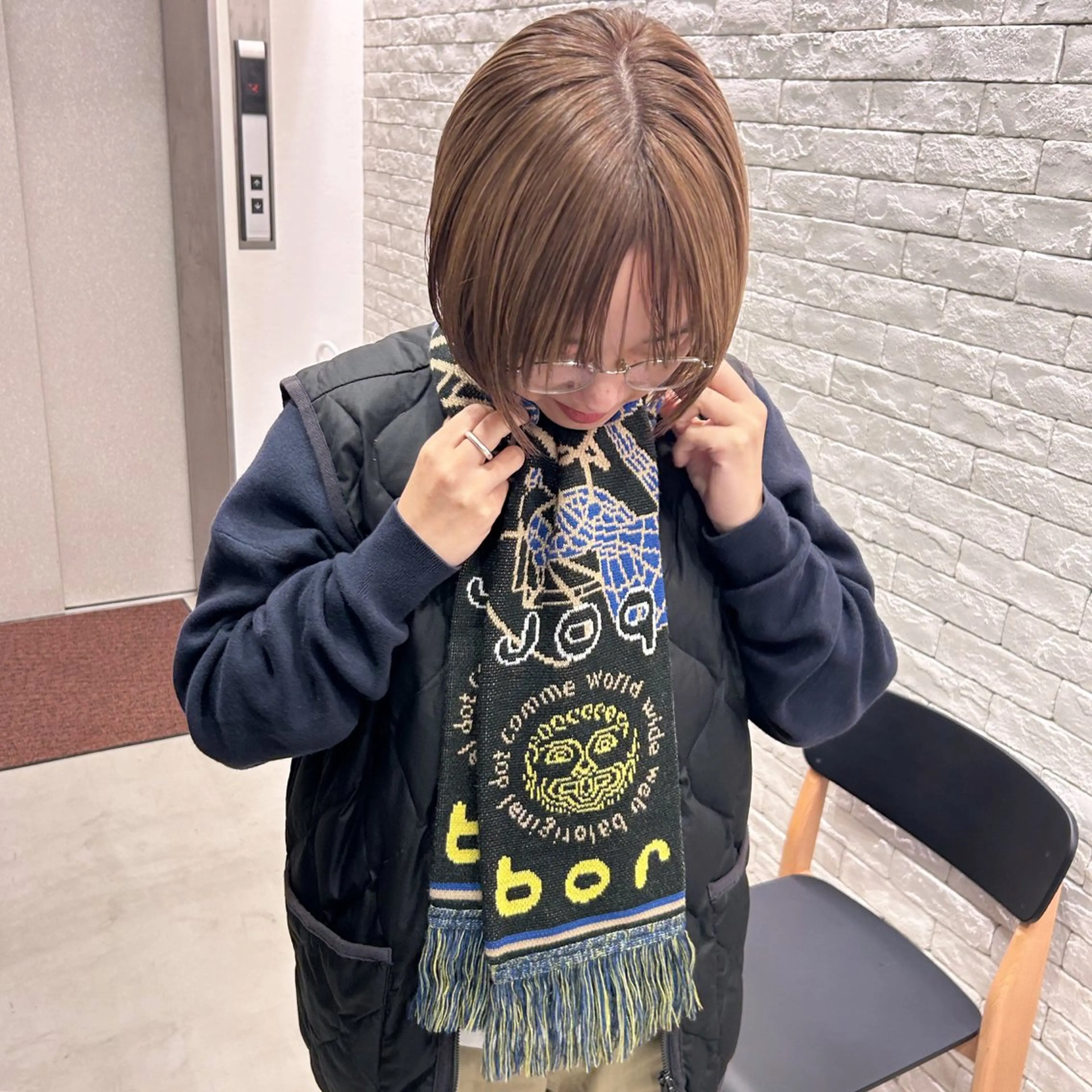 ミディアム ヘアカラー 似合わせcut ◎ 倉橋実咲のヘアスタイル