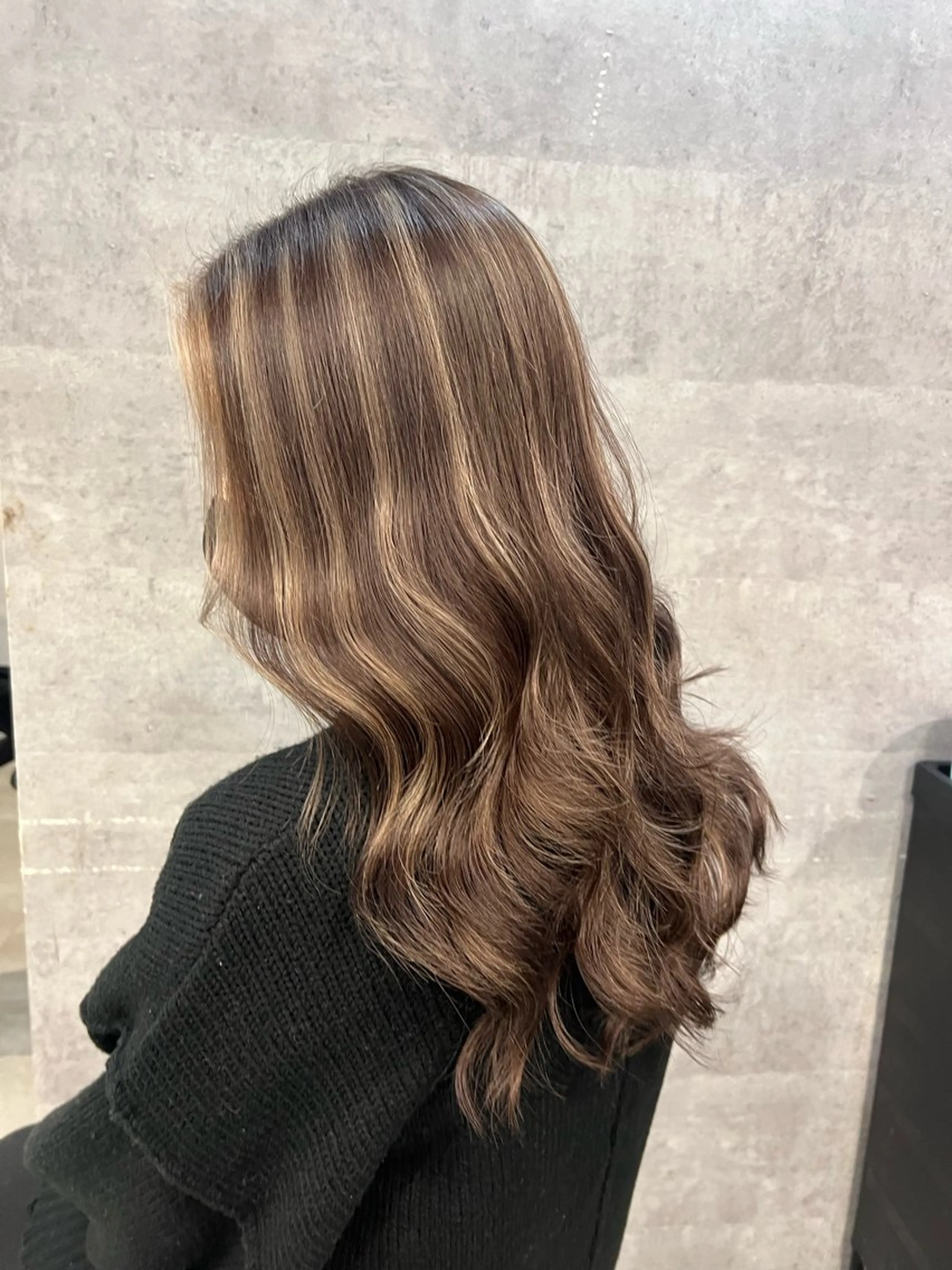 ロング カラー ハイライトカラー ハイライト 難波/ハイトーン 🦋AOI🦋のヘアスタイル