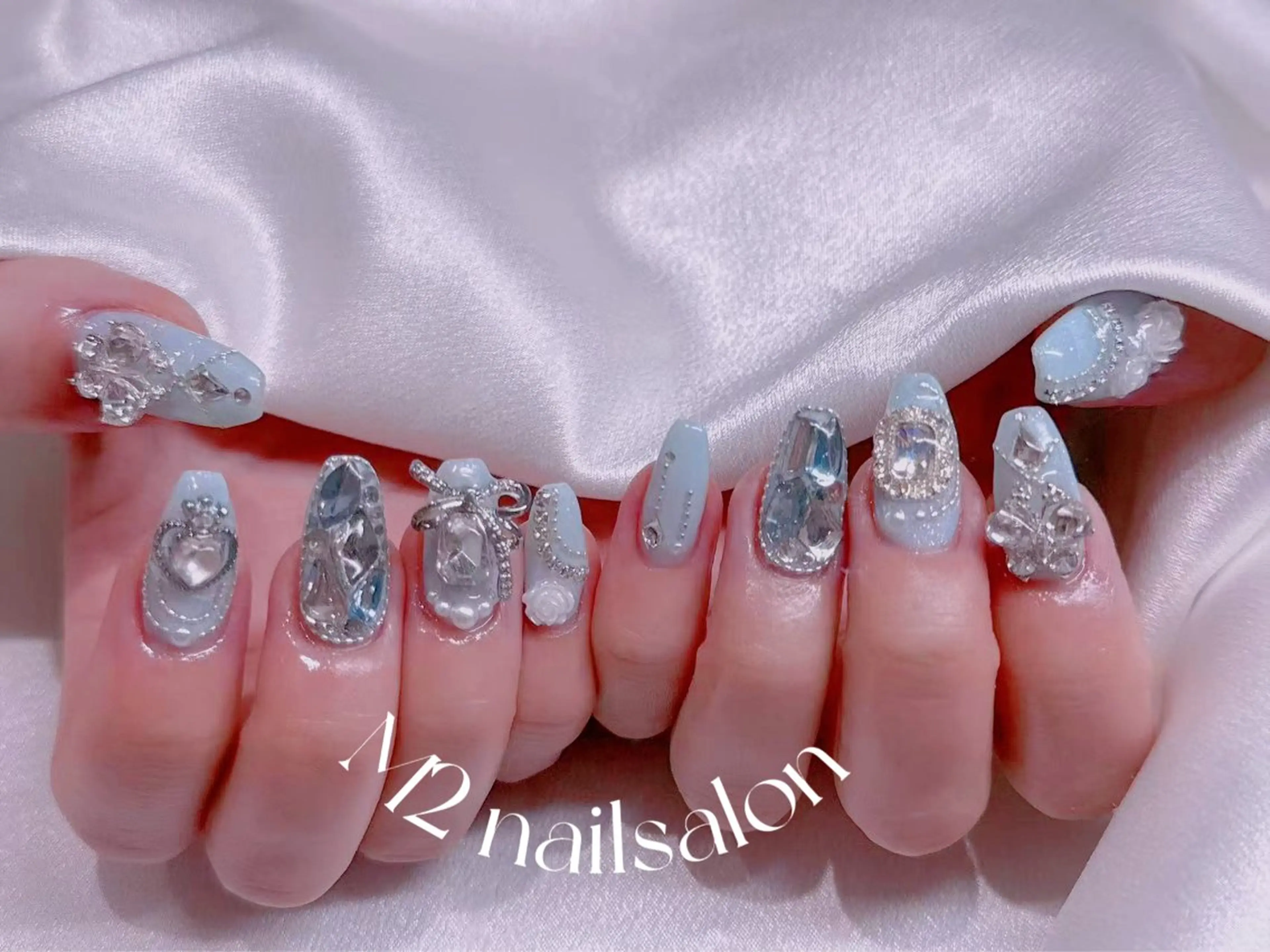 ネイル ハンドネイル 長さだし専門店 M2　rikaのネイルデザイン